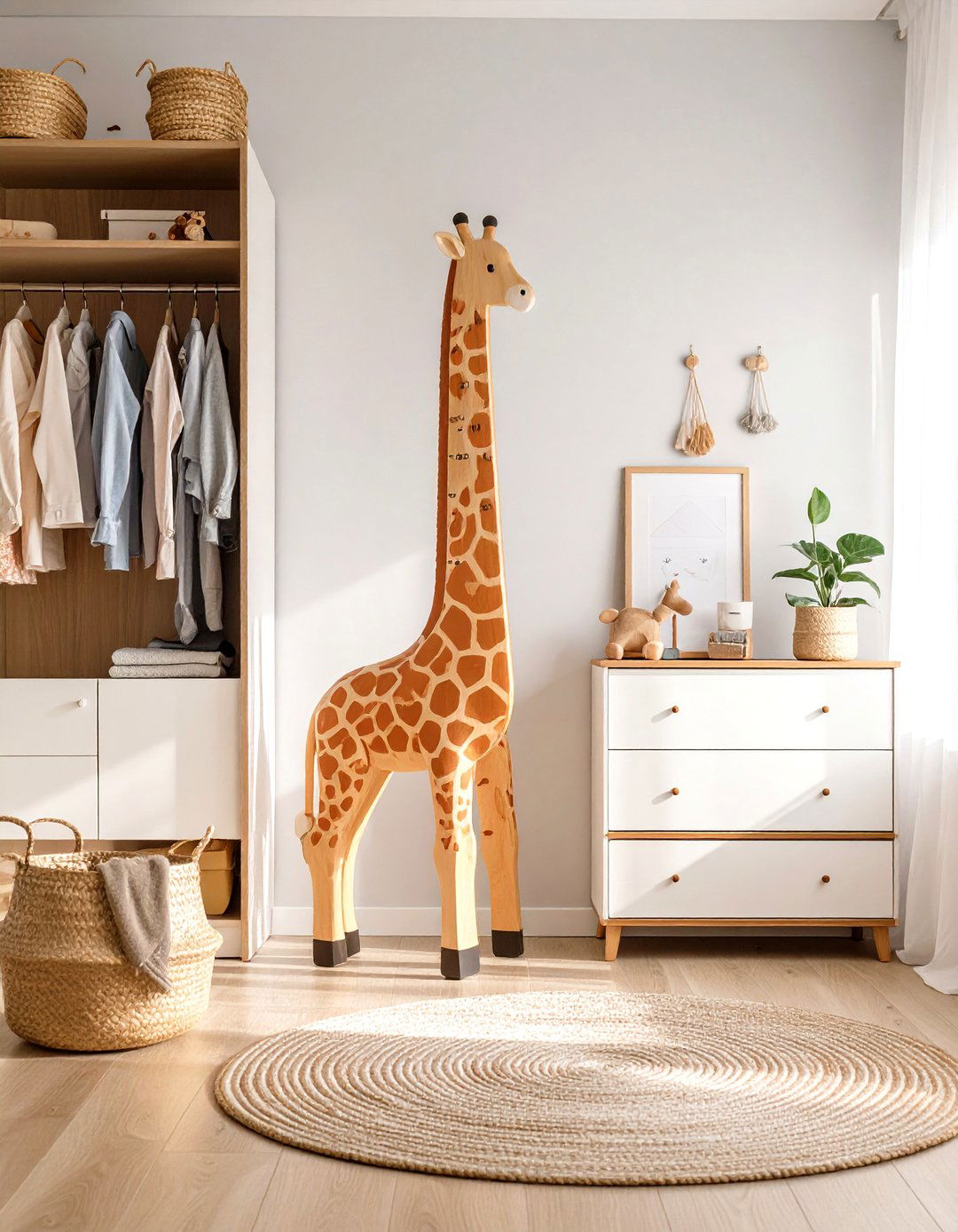 Giraffe Growth Chart Ruler - 20 Giraffe Nursery Ideas