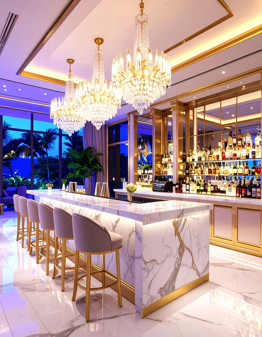 Glamorous Luxury Mini Bar Station - 20 Mini Bar Ideas