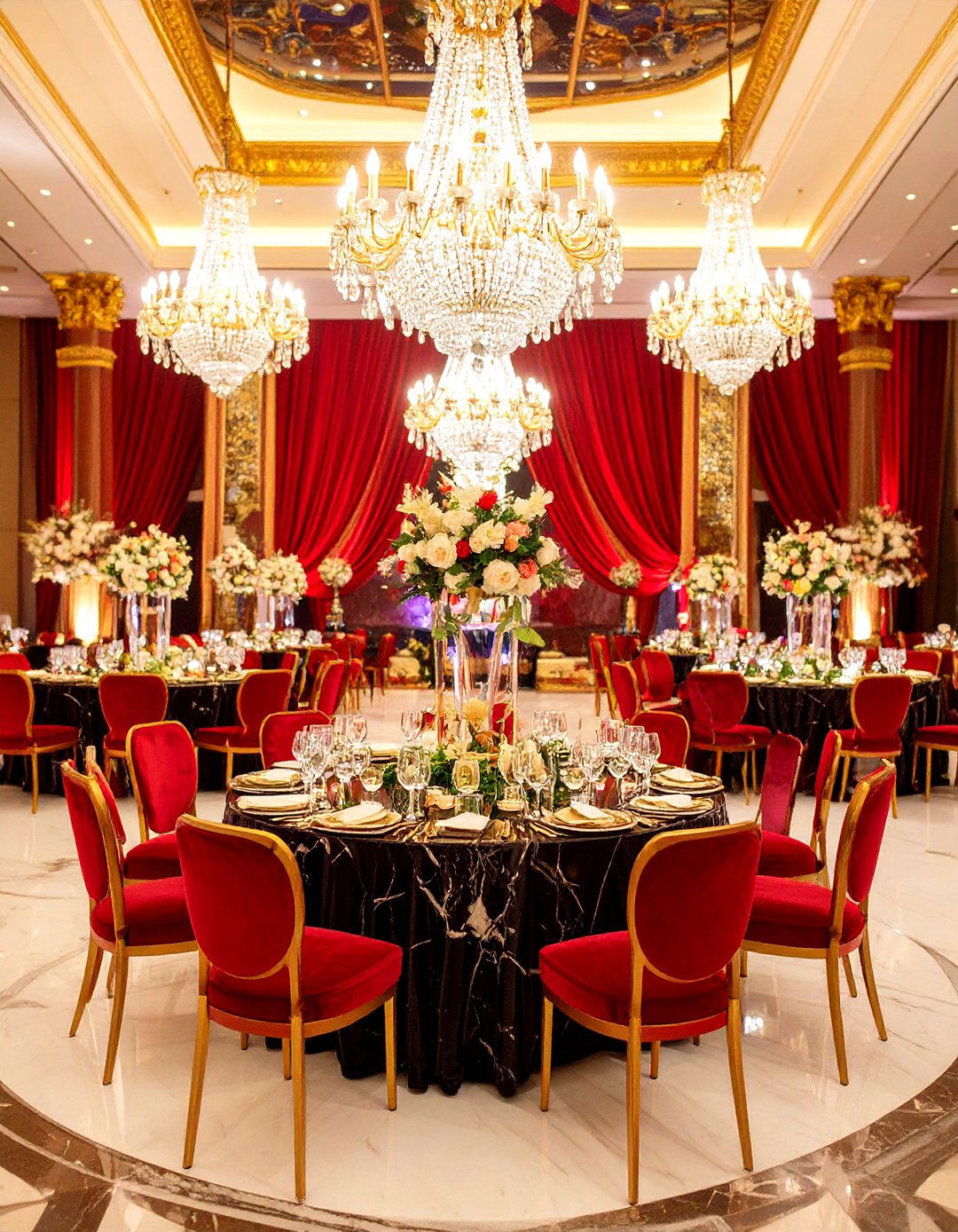Glamorous Red and Black Wedding Luxury - 20 Red and Black Wedding Ideas