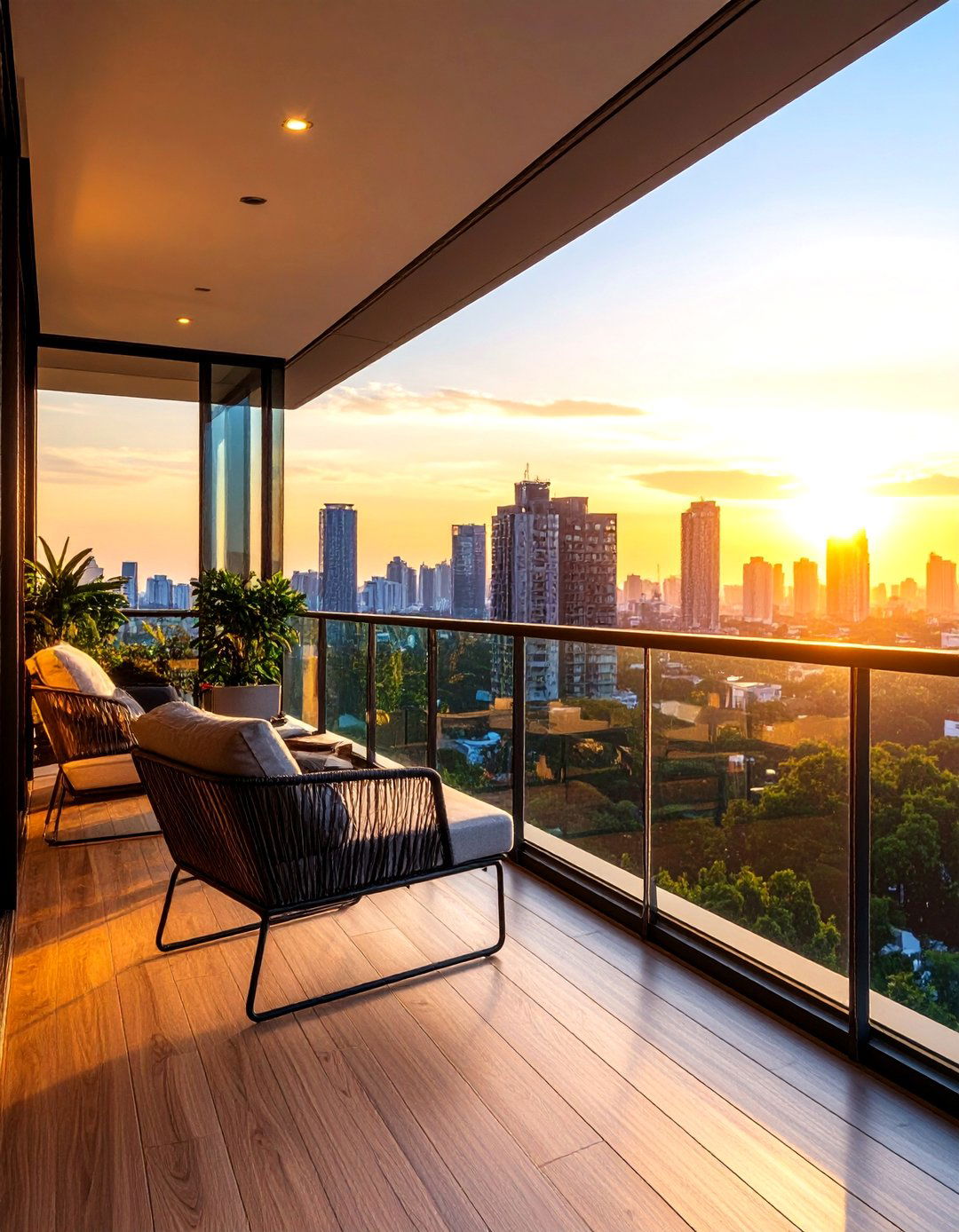 Glass Clad Urban Cantilever Balcony - 20 Cantilever Balcony Ideas