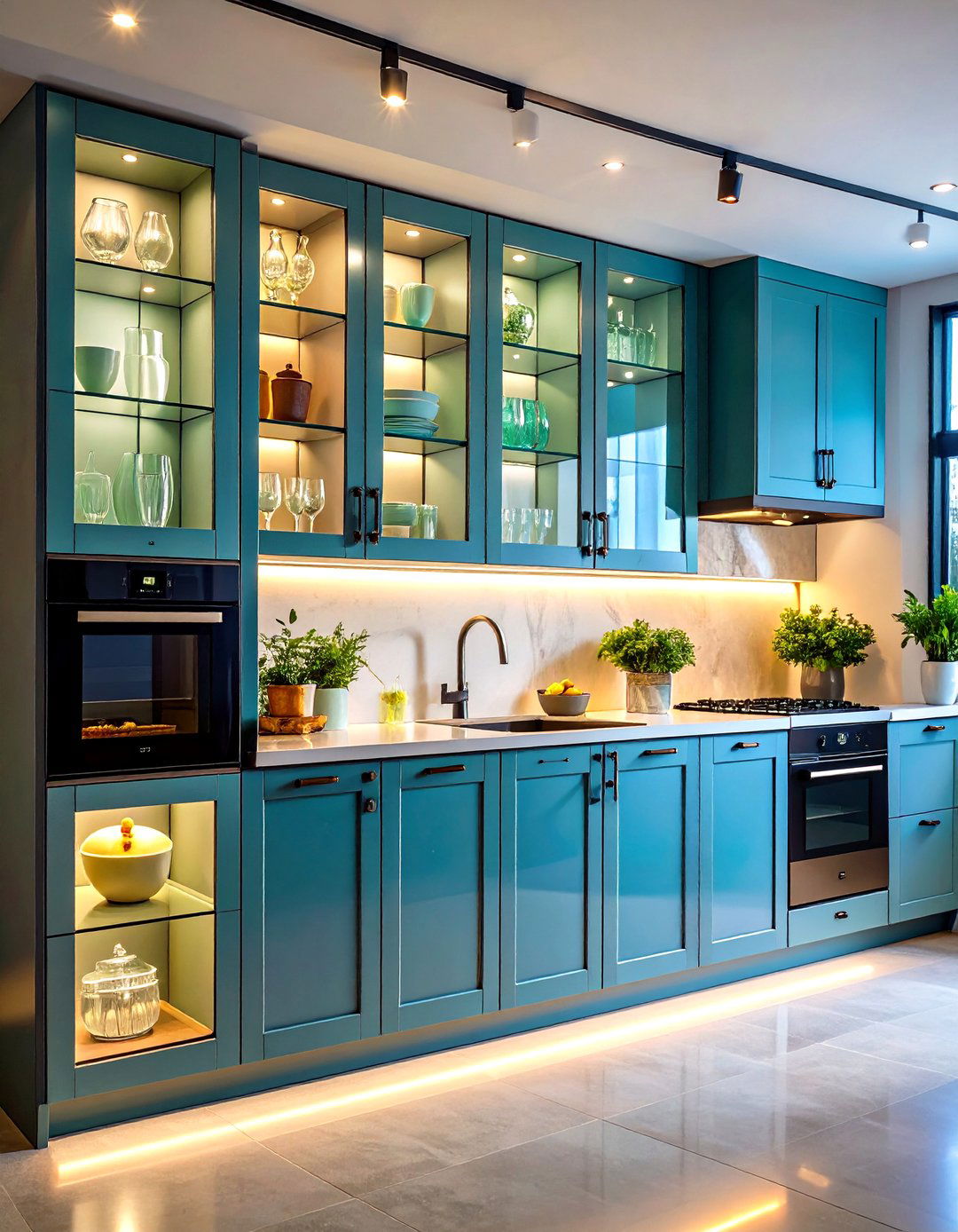 Glass Kitchen Door Display Solutions - 20 Kitchen Door Design Ideas