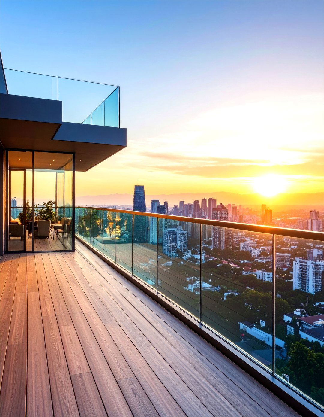 Glass Panel Deck Railing - 20 Deck Railing Ideas