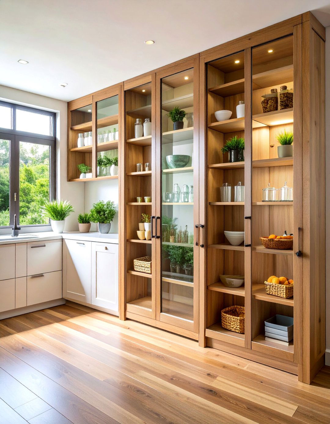 Glass Panel Pantry Door - 20 Pantry Door Ideas