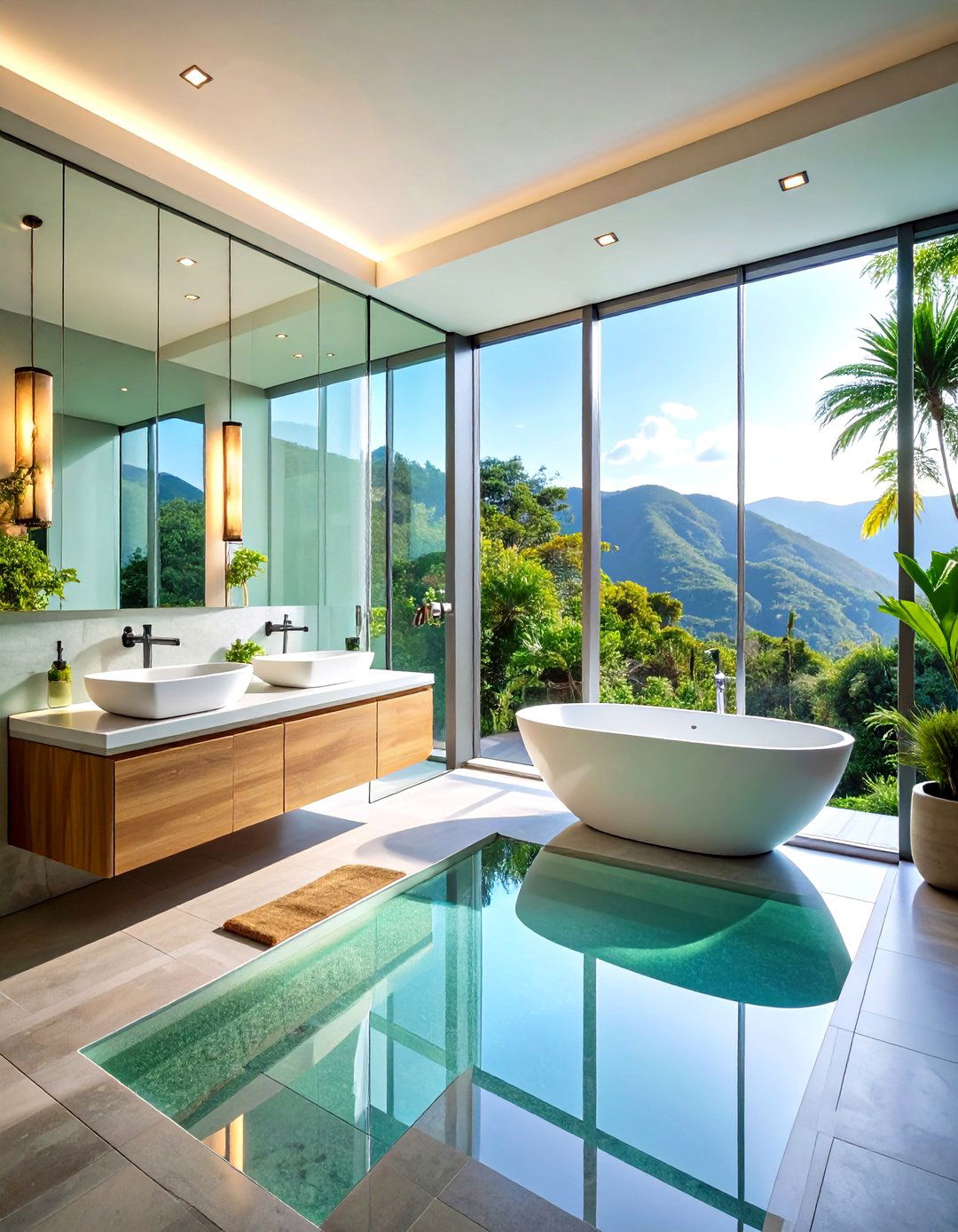 Glass Pavilion Wet Room - 20 Wet Room Ideas
