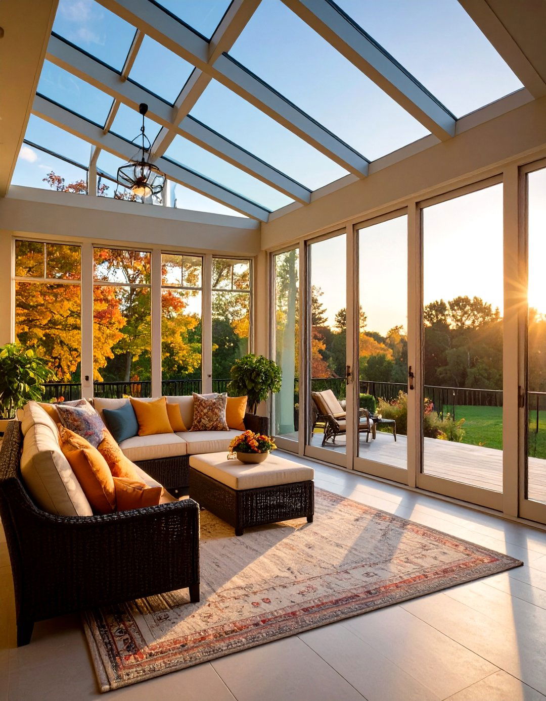 Glass Porch with Disappearing Insect Screens - 20 Glass Porch Design Ideas