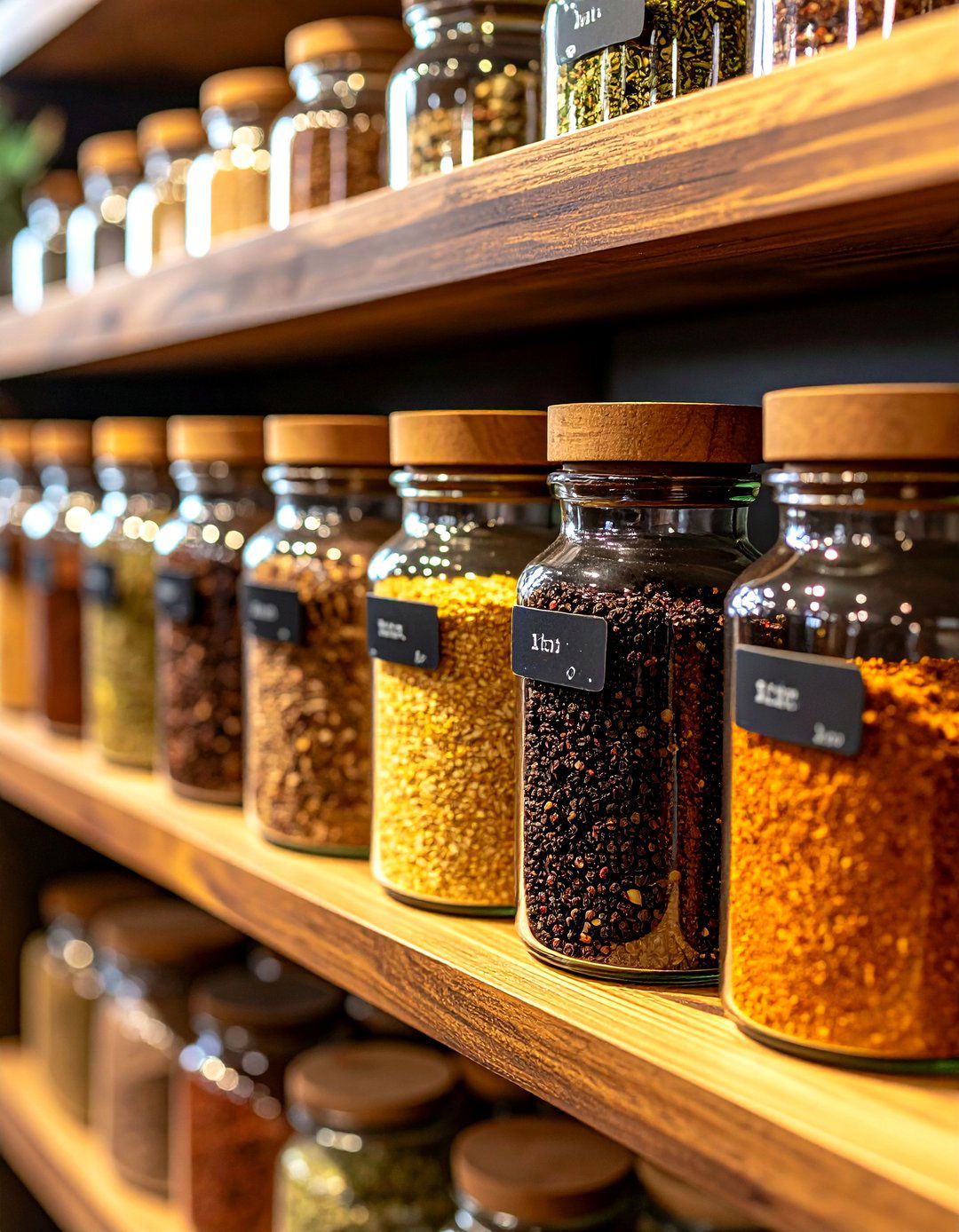 Glass Spice Jars - 20 Seed Storage Ideas