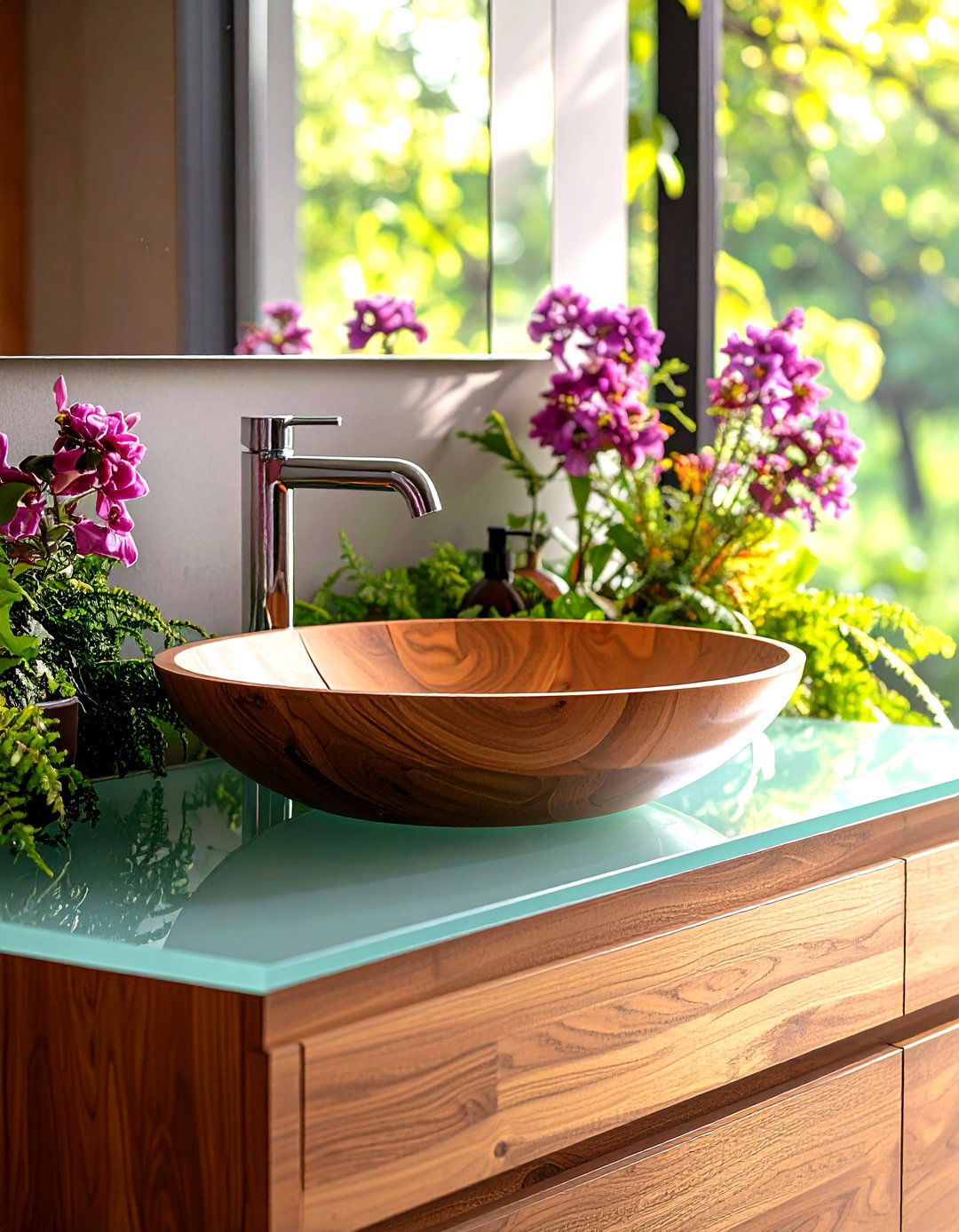 Glass Top Sinks - 20 Small Bathroom Sink Ideas
