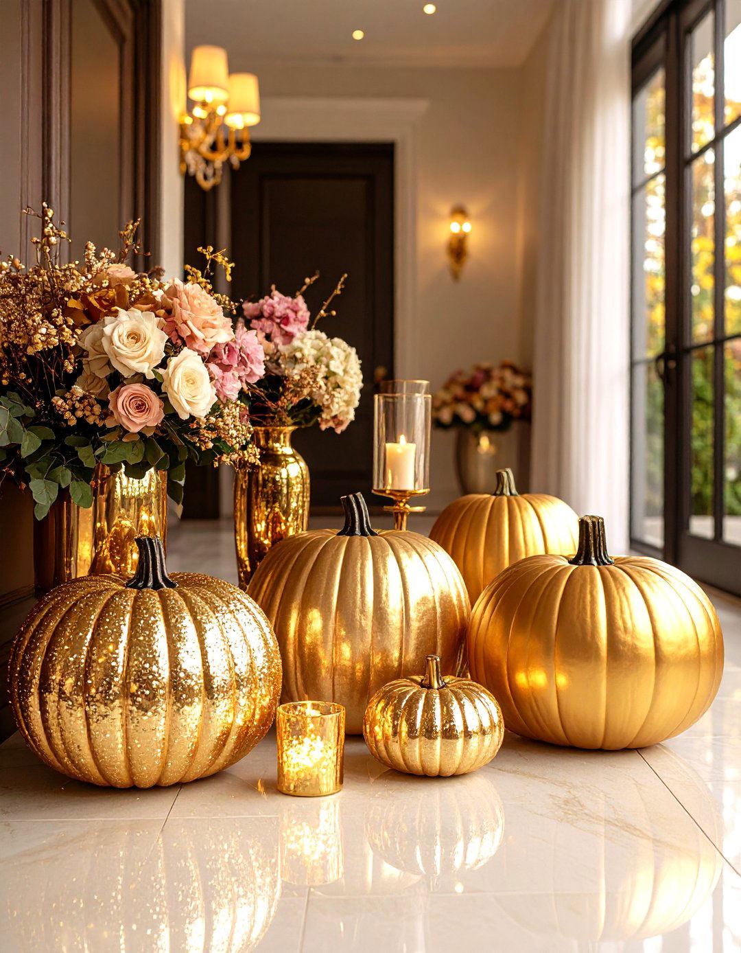 Glittering Glamour Pumpkin Decor Showcase - 20 Pumpkin Decor Ideas