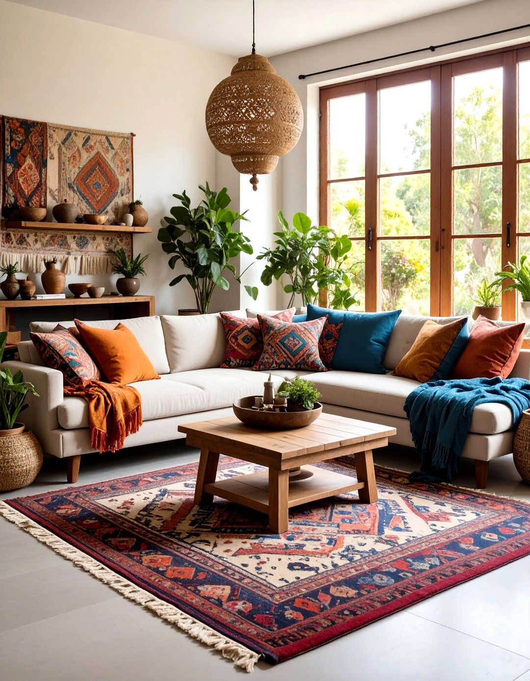 Global Bohemian Patterns Tell Nomad Tales - 20 Gypsy Bohemian Living Room Ideas