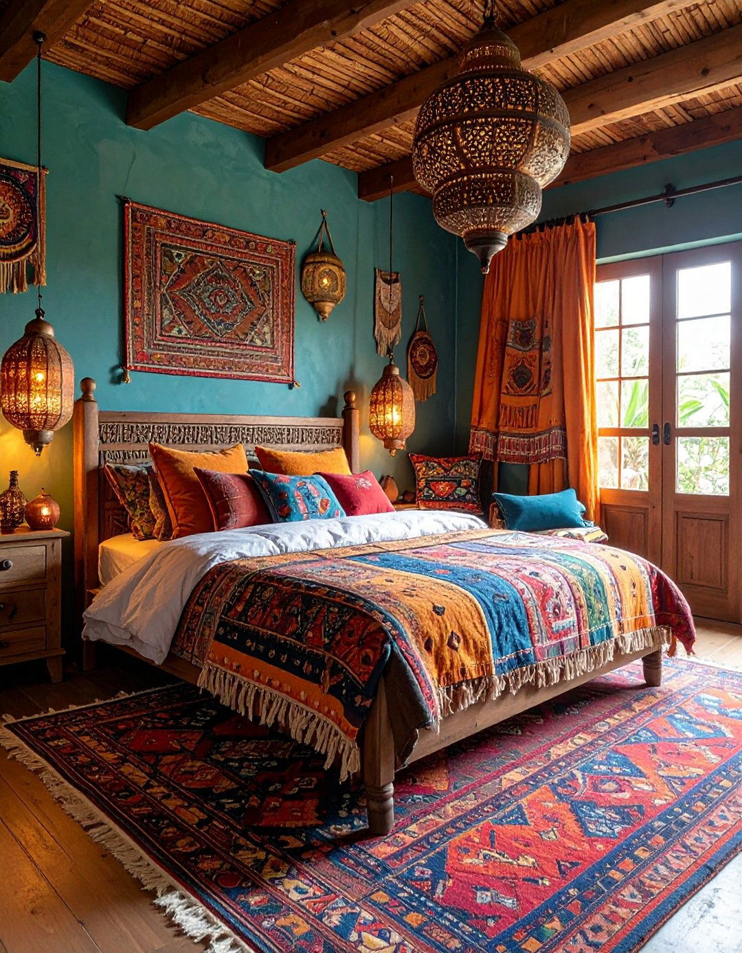 Global Finds Add Cultural Flair to the Boho Bedroom - 20 Girls Boho Bedroom Ideas