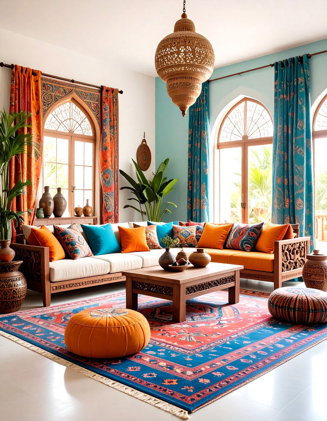 Global Inspired Maximalist Living Room Design - 20 Maximalist Living Room Design Ideas