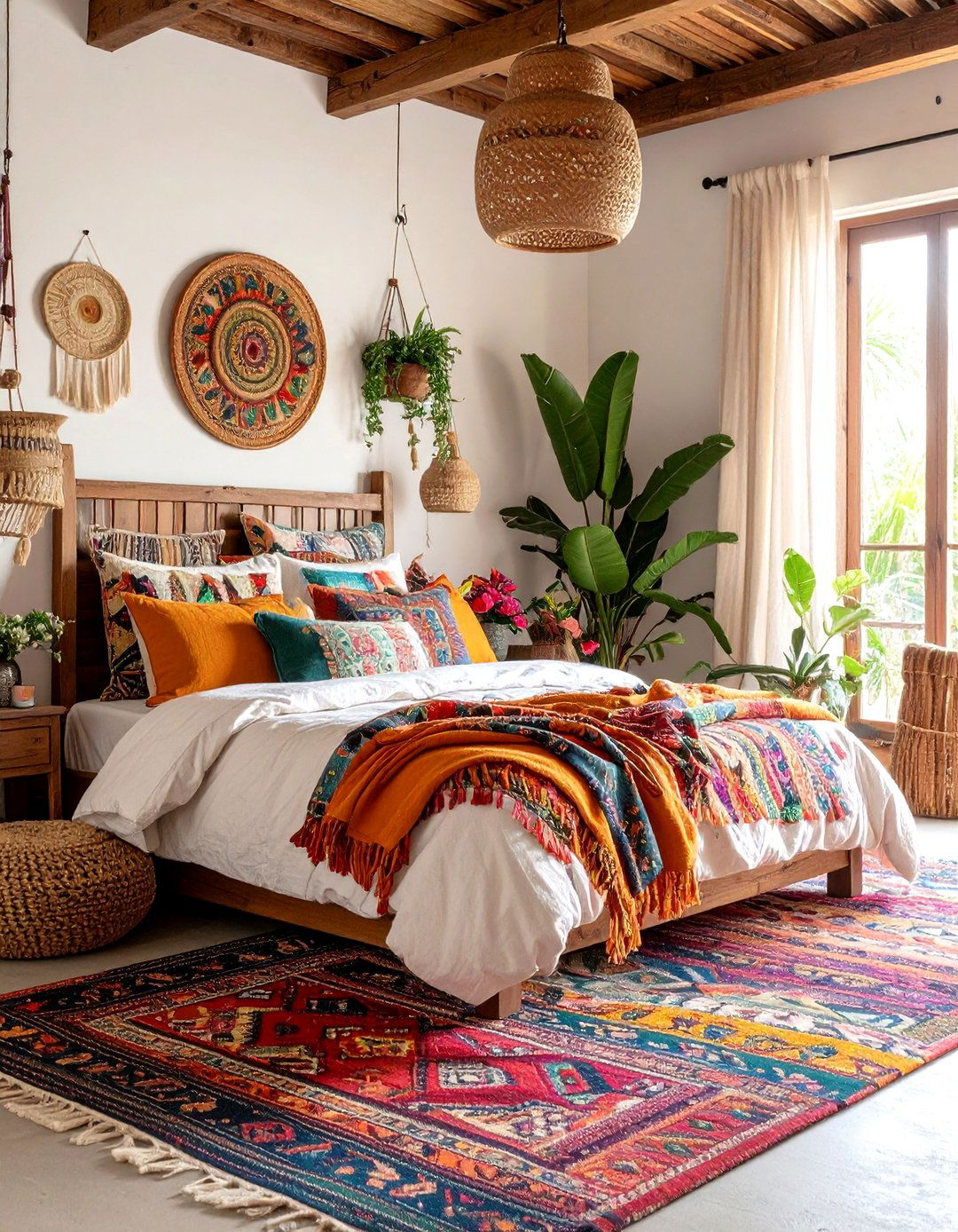 Global Textile Boho Bedroom Collection - 20 Colorful Boho Bedroom Ideas