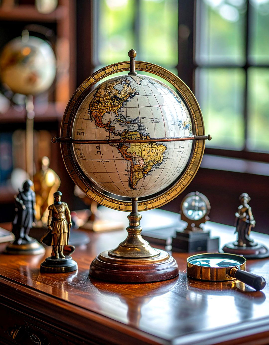 Globe Decor in a Pirate Bedroom - 20 Pirate-themed Bedroom Ideas