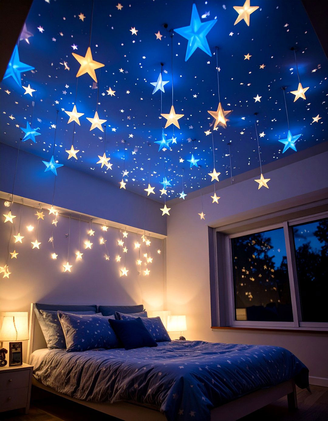 Glow in the Dark Star Decals - 20 Space-themed Room Ideas