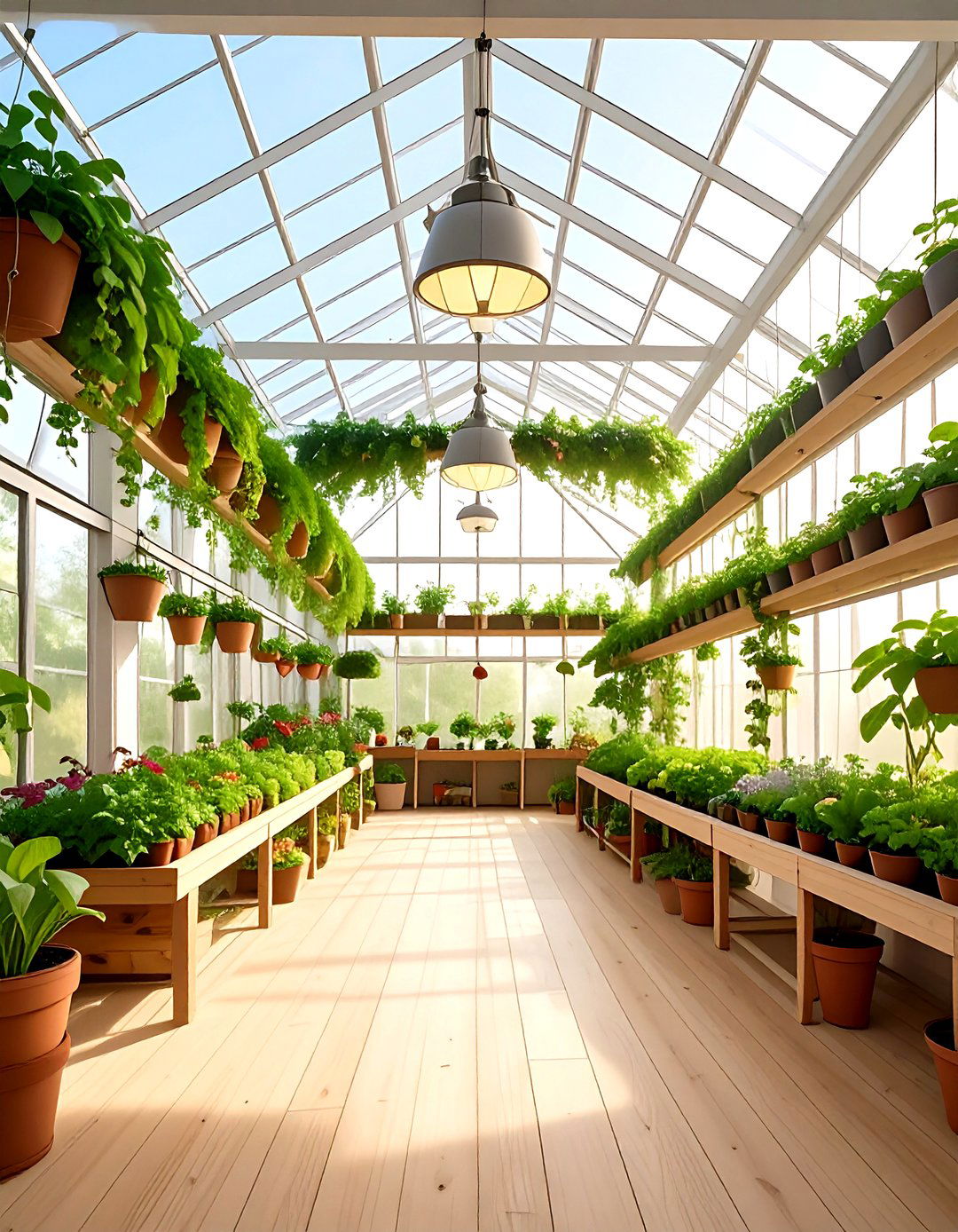 Go Vertical to Maximise Greenhouse Space - 20 Greenhouse Room Ideas