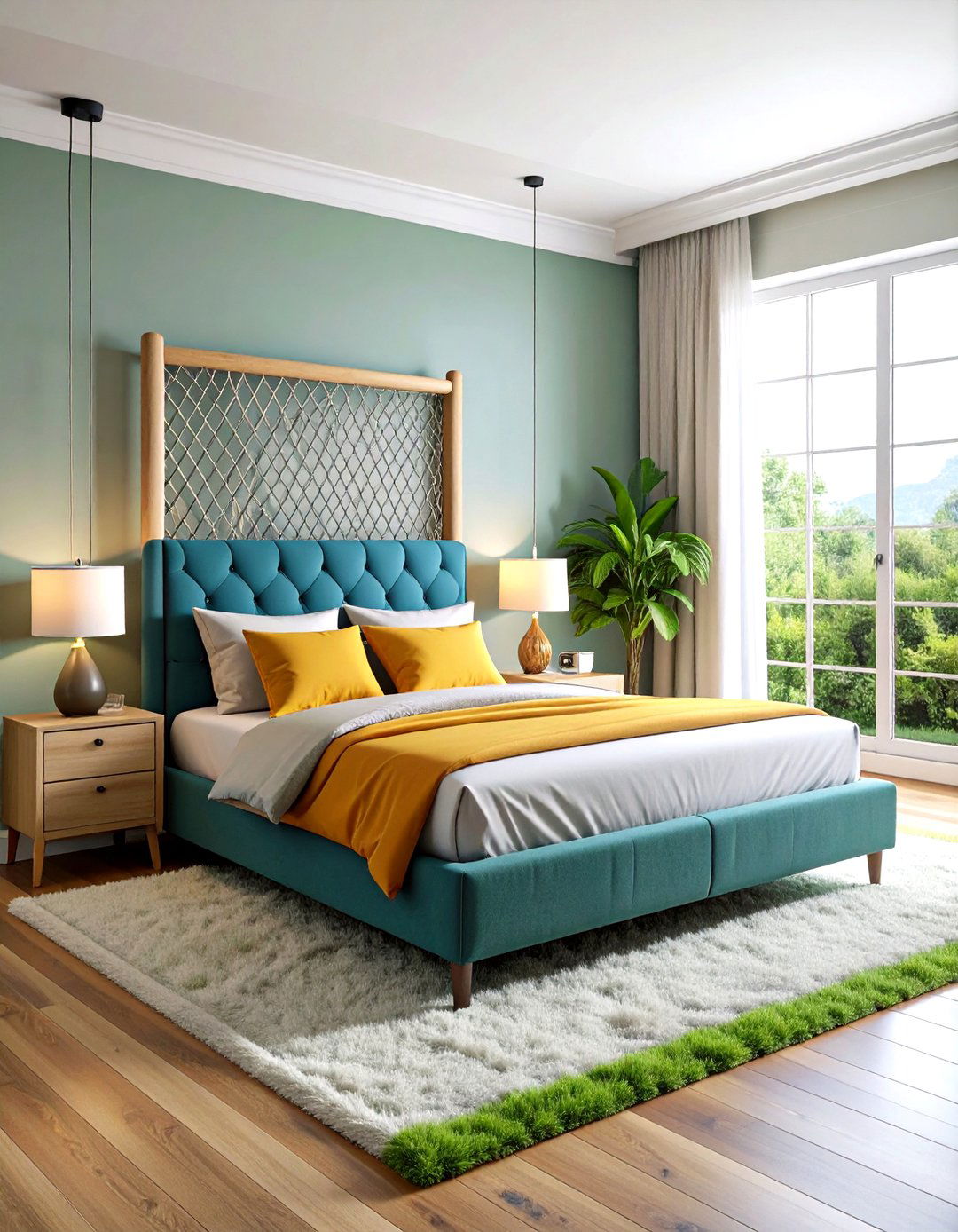 Goalpost Bed Frame - 20 Soccer Themed Bedroom Ideas