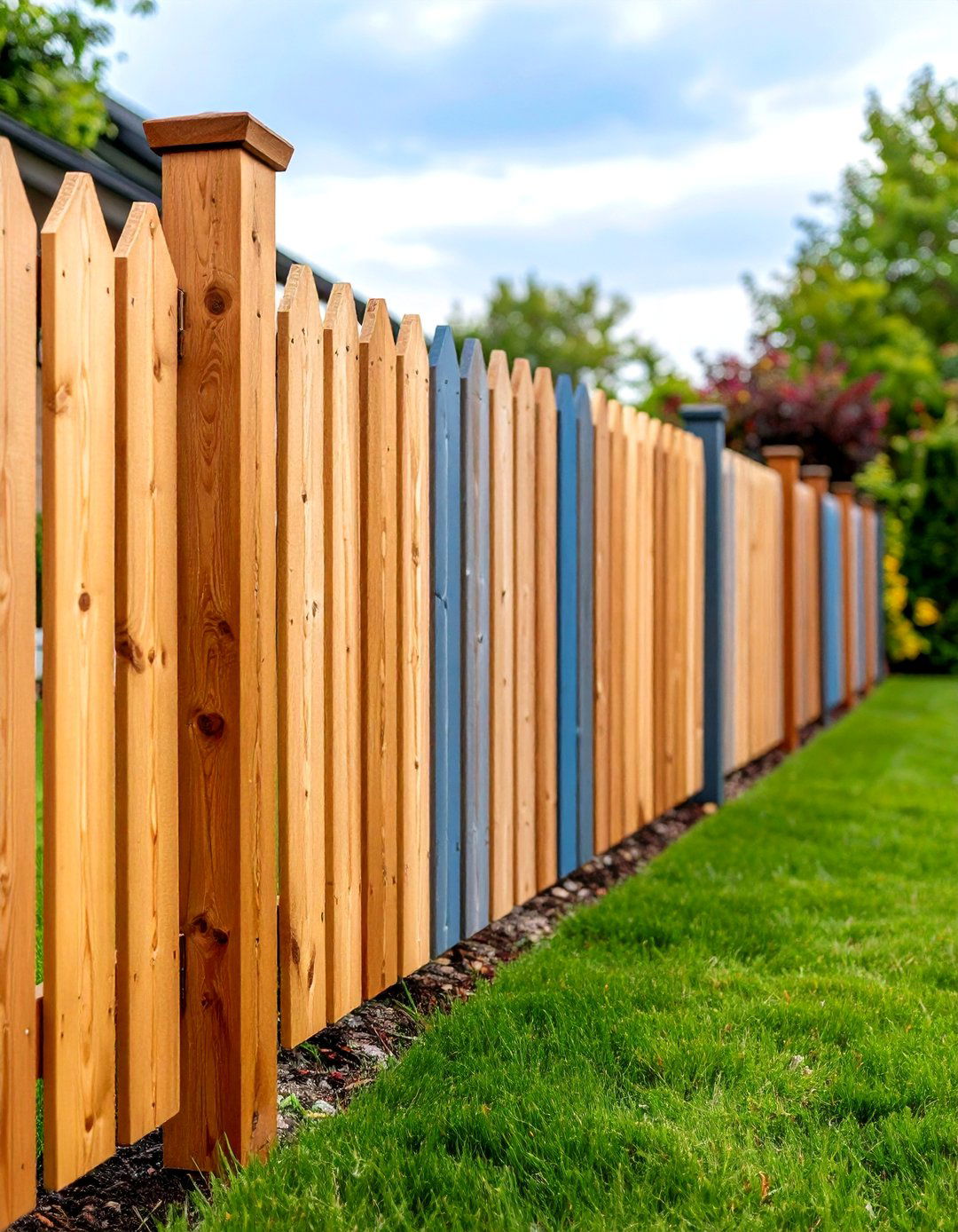 Good Neighbor Board on Board Fence - 20 Board on Board Fence Ideas