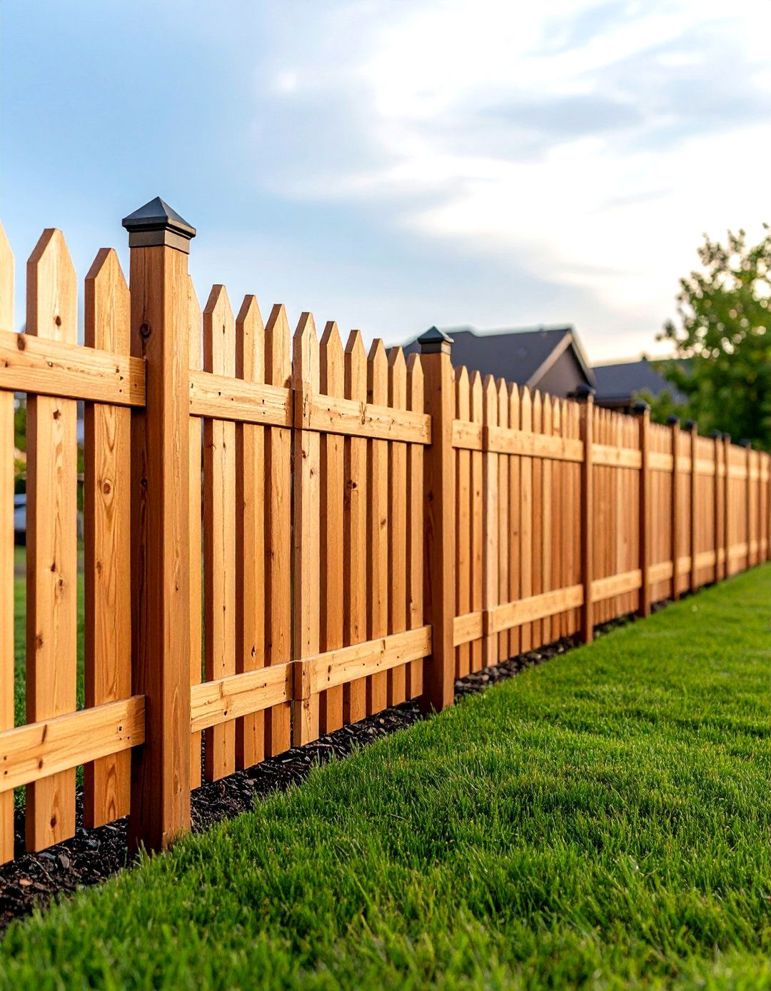 Good Neighbor Wood Fence Style - 20 Wood Fence Ideas