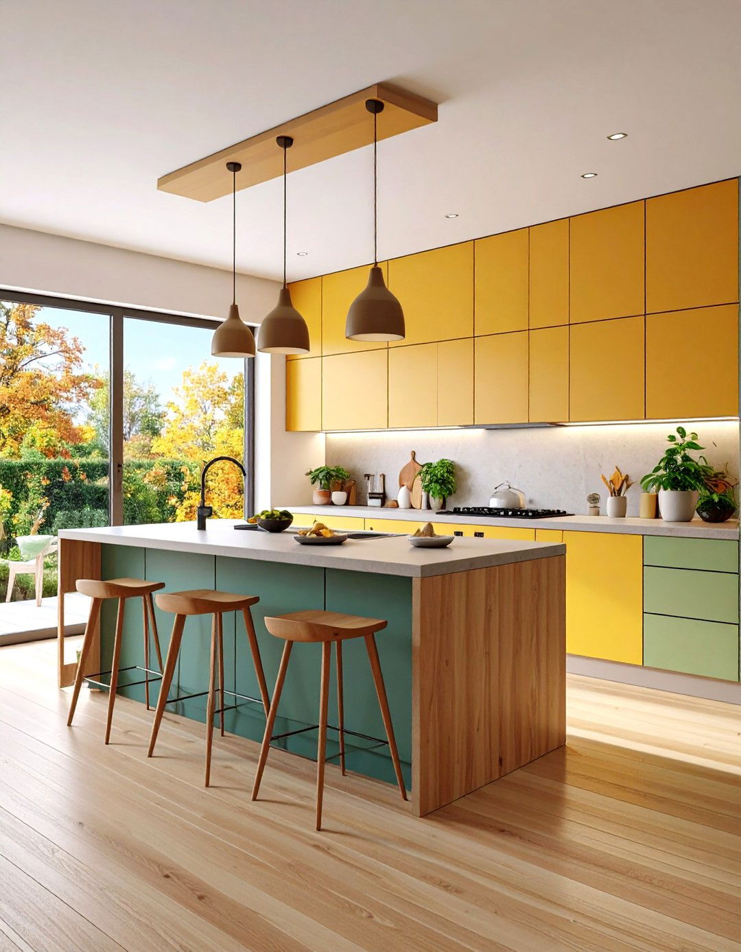 Goodbye Dust Ledge Hello Easy Cleaning - 20 Floor to Ceiling Kitchen Cabinets