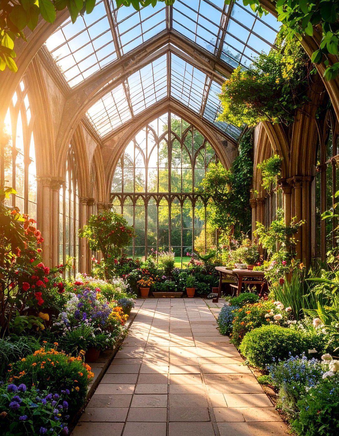 Gothic Cathedral Fantasy Greenhouse - 20 Fantasy Greenhouse Ideas