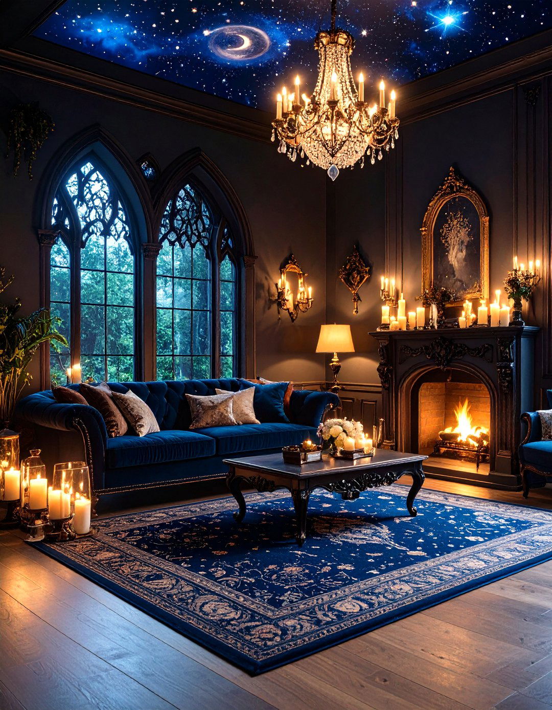 Gothic Living Room Embracing Whimsigoth Maximalism - 20 Gothic Living Room Ideas