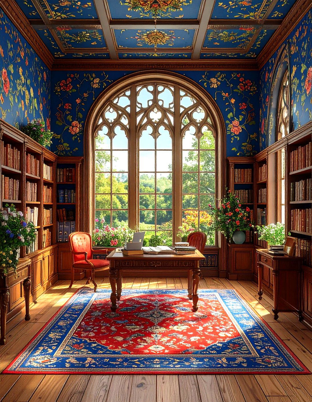 Gothic Revival Wallpaper Patterns - 20 Victorian Interior Design Ideas