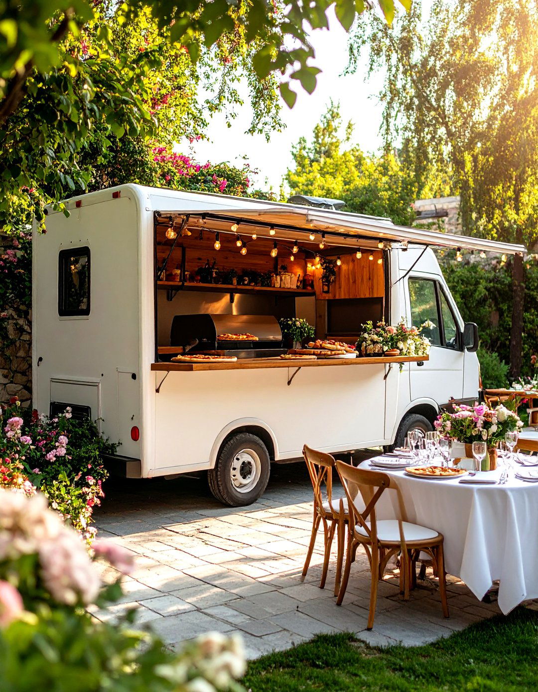 Gourmet Pizza Wedding Food Truck - 20 Wedding Food Ideas