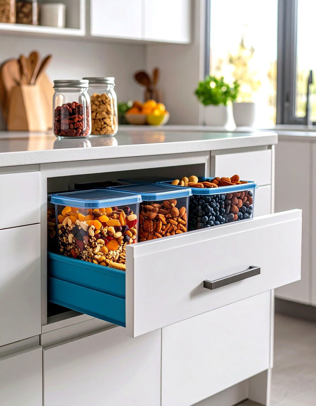 Grab and Go Snack Drawer - 20 Snack Storage Ideas