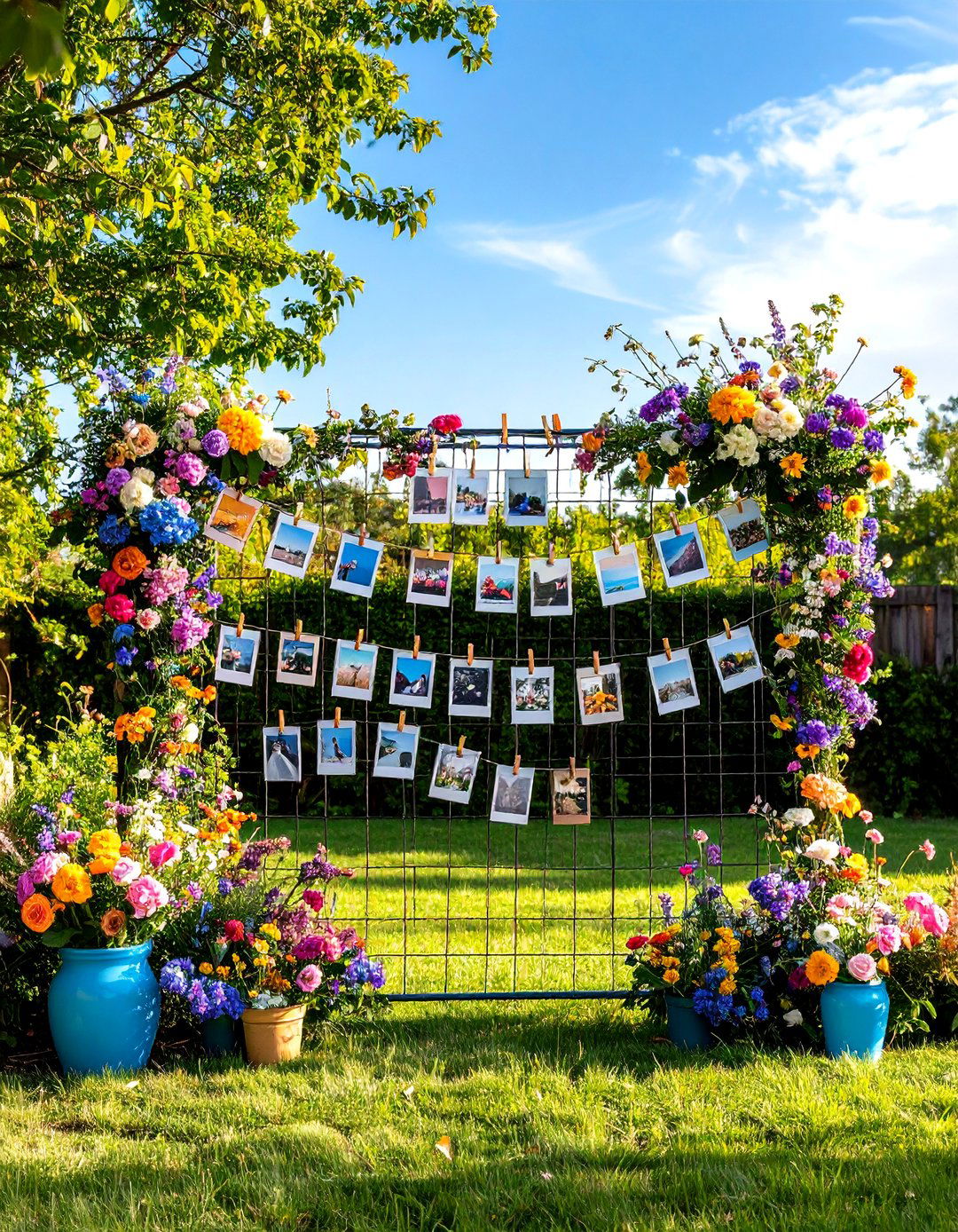 Graduation Party Guest Book Photo Wall - 20 Graduation Party Ideas
