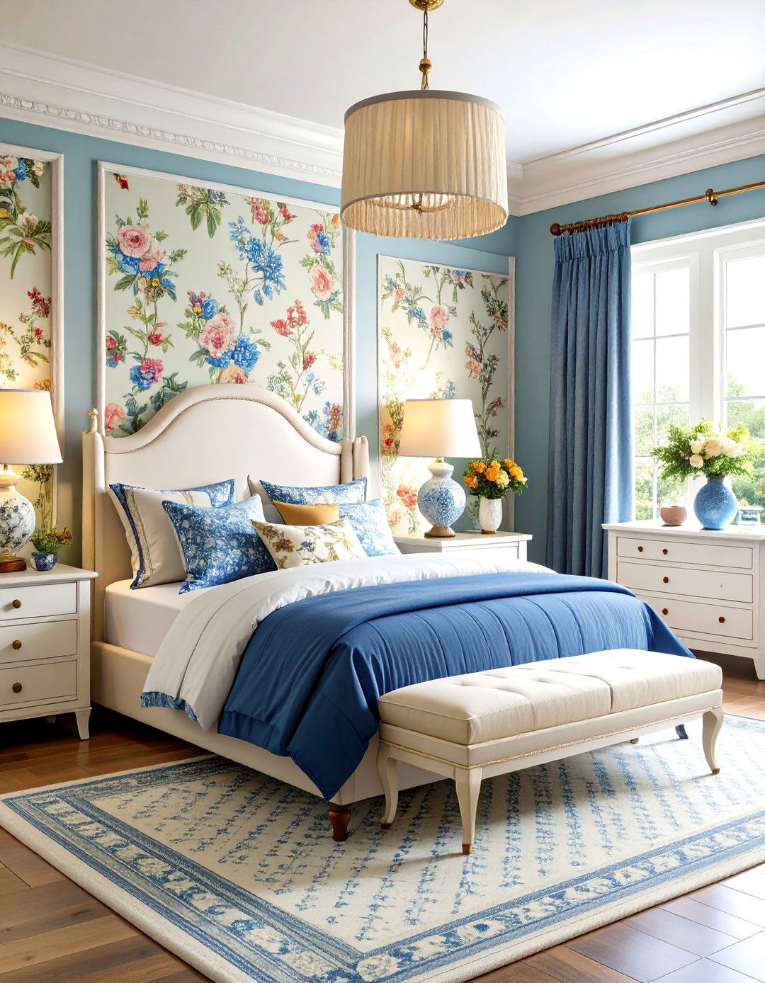 Grandmillennial Maximalist Preppy Room - 20 Preppy Room Ideas