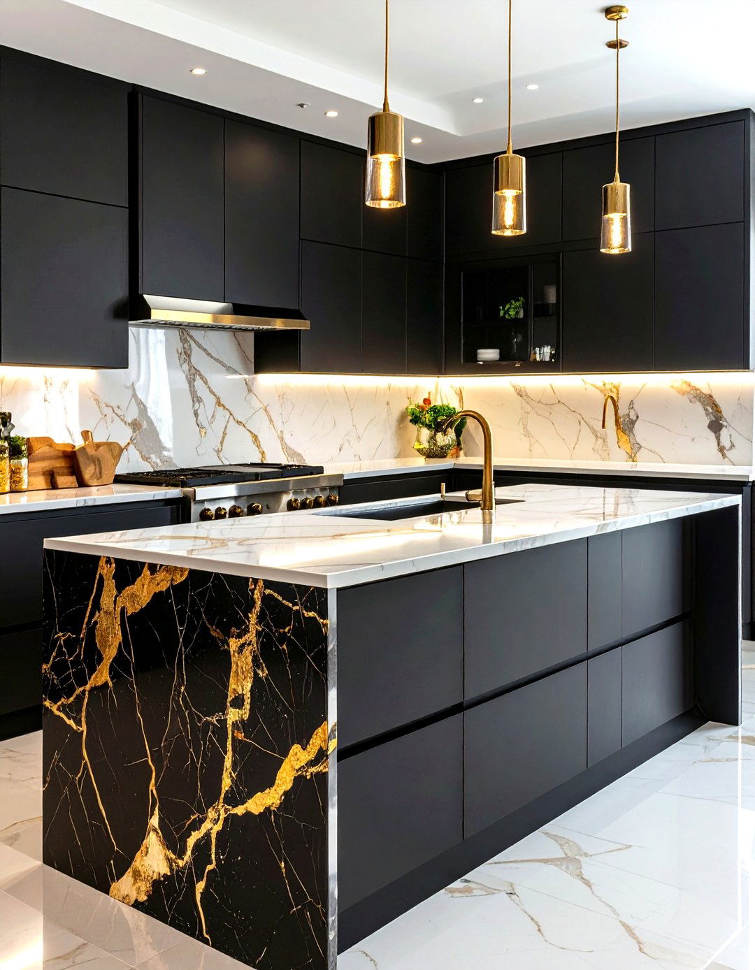 Granite Kitchen Splashback Robust Elegance Style - 20 Kitchen Splashback Ideas