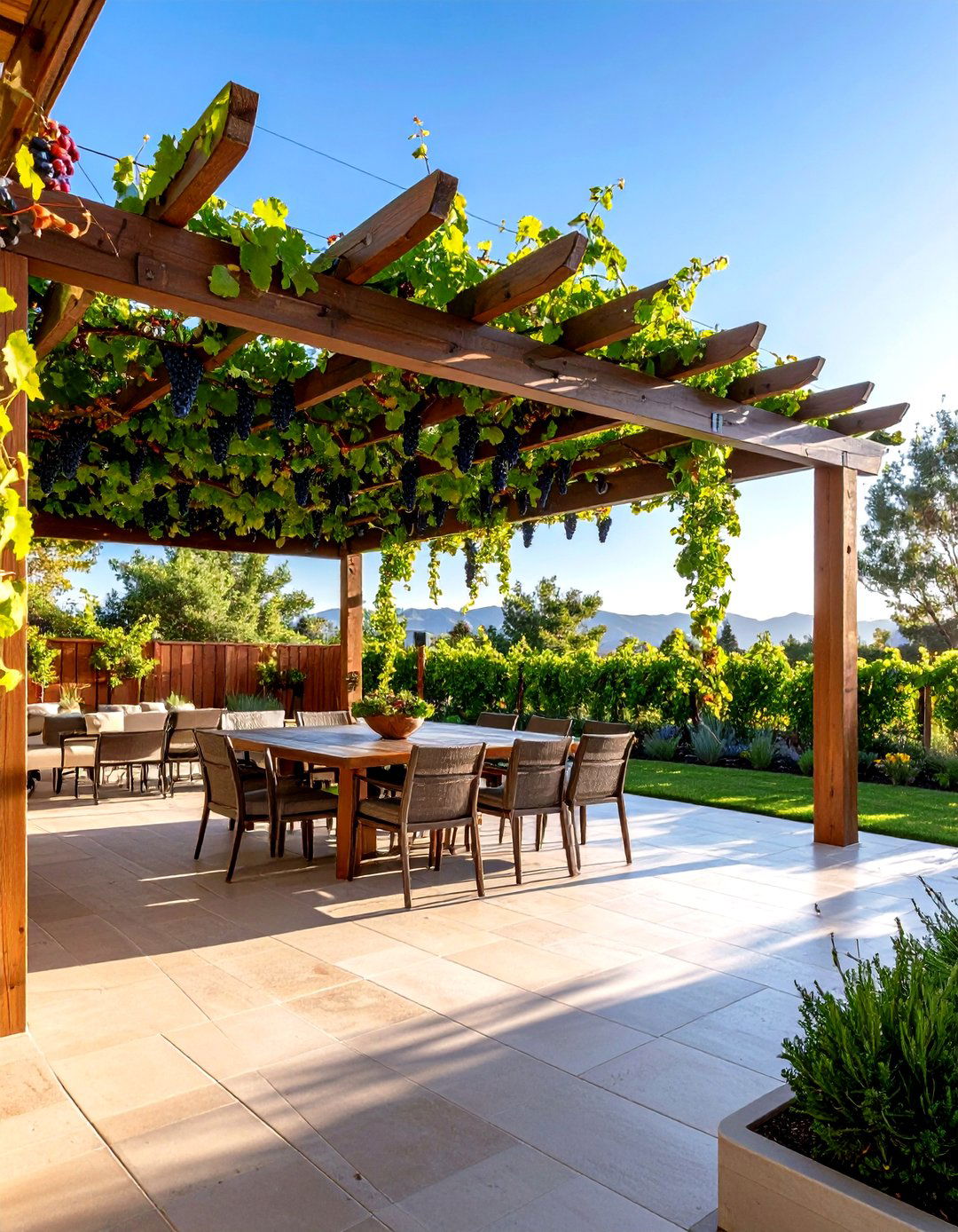 Grapevine Pergola Roof Canopy - 20 Pergola Roof Ideas