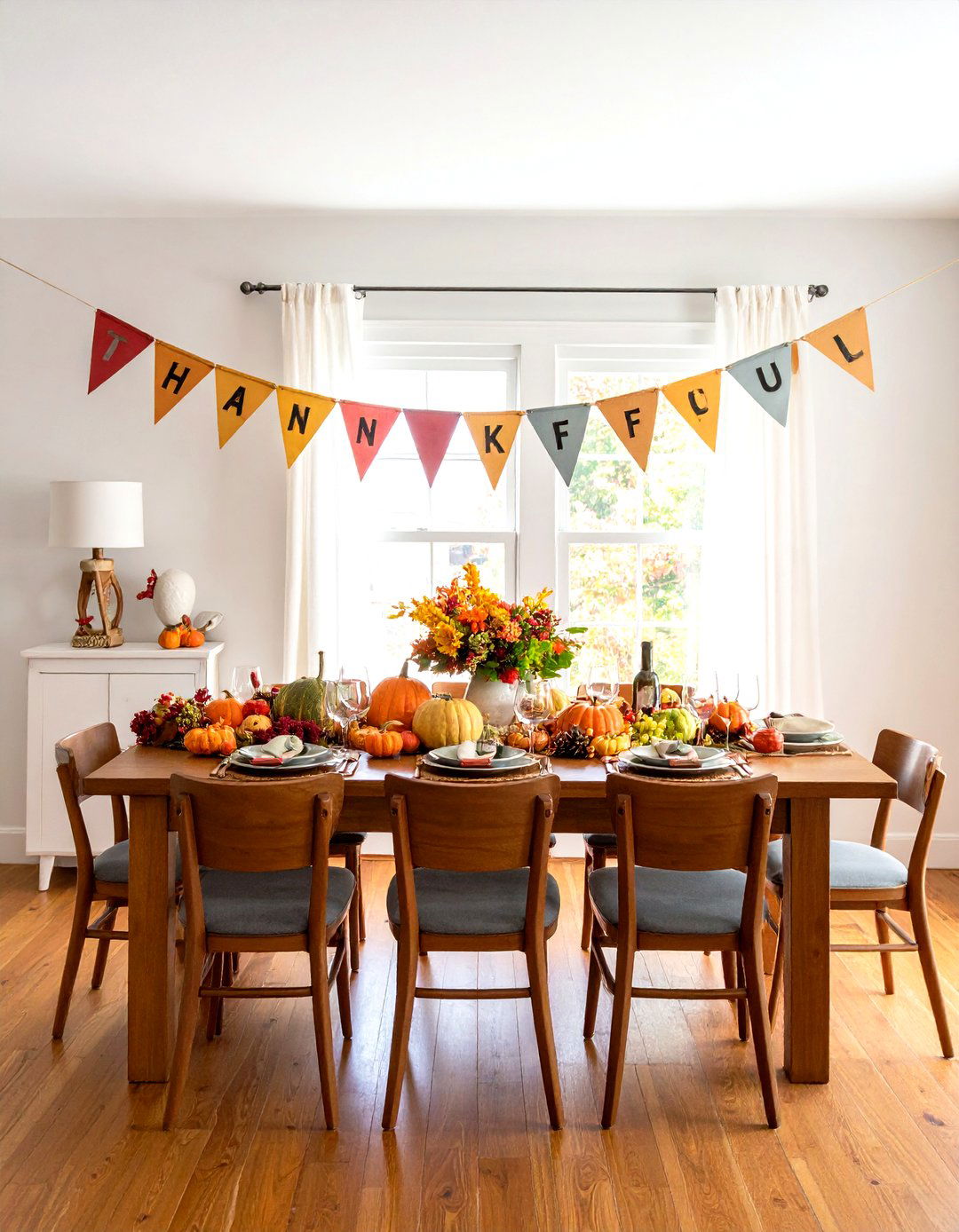 Gratitude Garland or Banner - 20 Thanksgiving Decoration Ideas