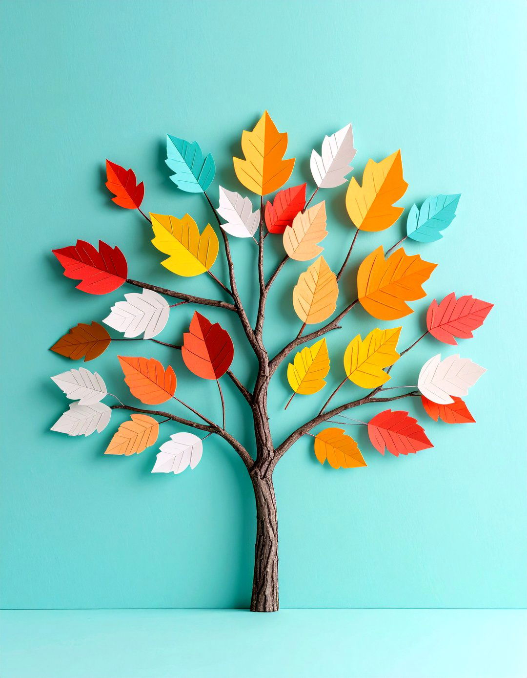 Gratitude Tree Friendsgiving Backdrop - 20 Friendsgiving Decor Ideas
