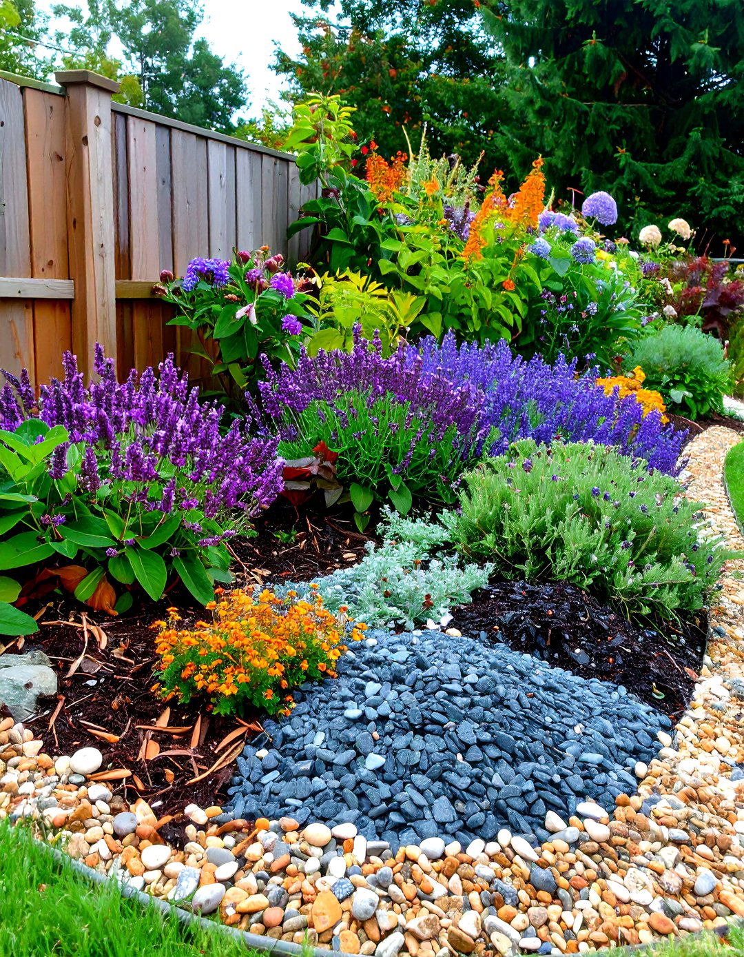 Gravel Mulch Shield for Slug Prone Beds - 20 Gravel Garden Ideas