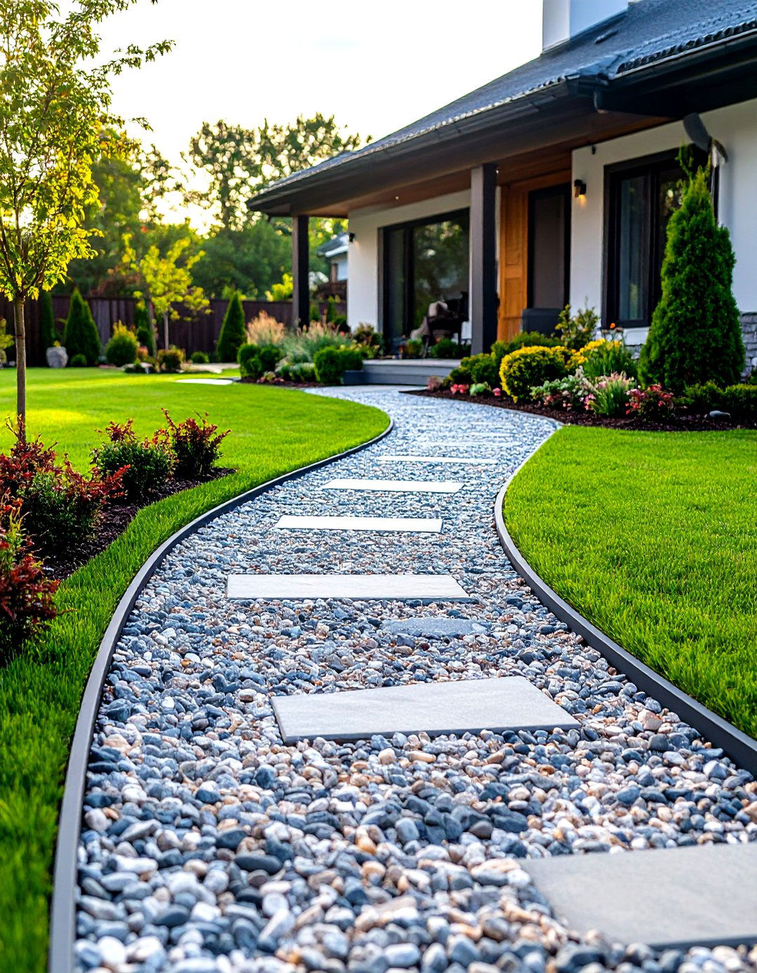 Gravel Pathway Driveway Entrance - 20 driveway entrance ideas