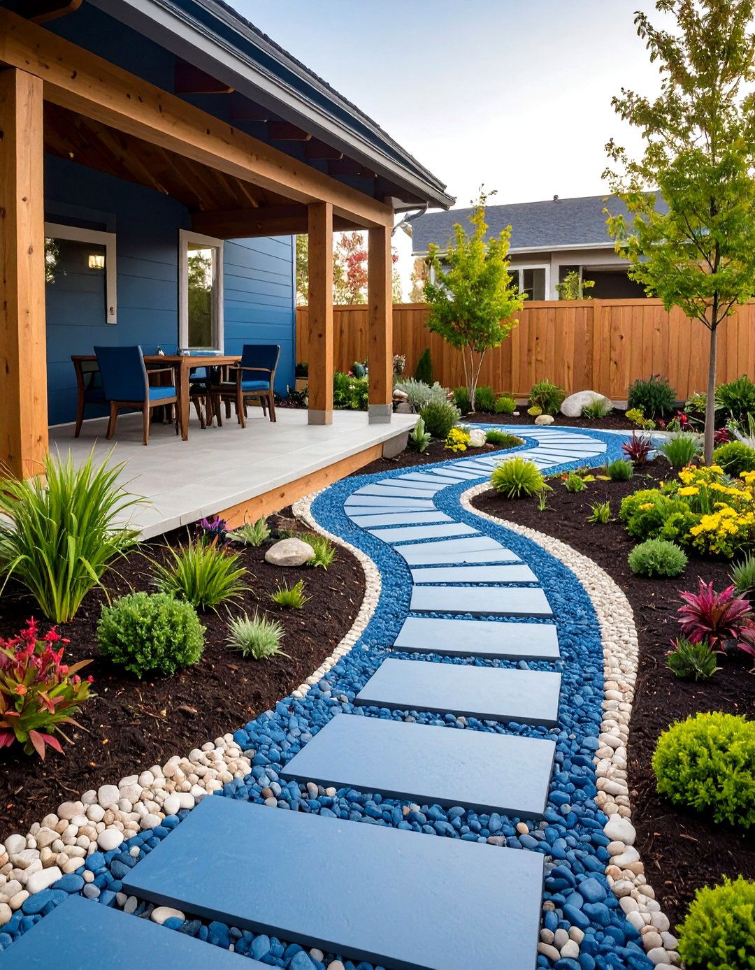 Gravel Pathways and Stepping Stones - 20 Under Deck Landscaping Ideas