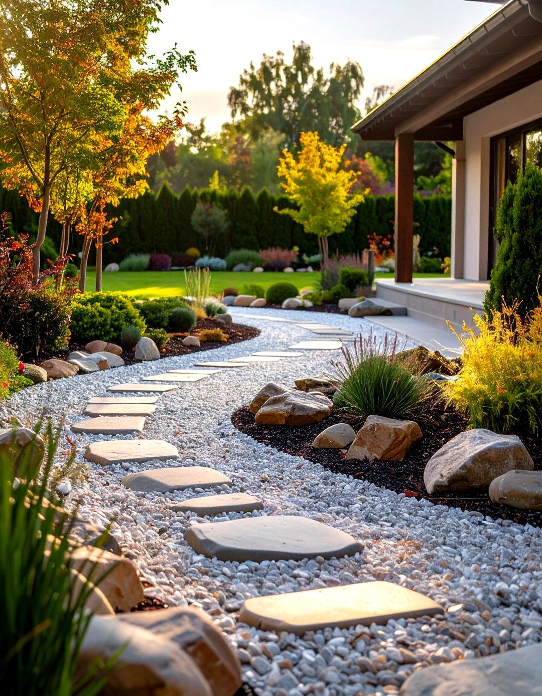 Gravel Rock Garden Landscape - 20 Rock Garden Ideas