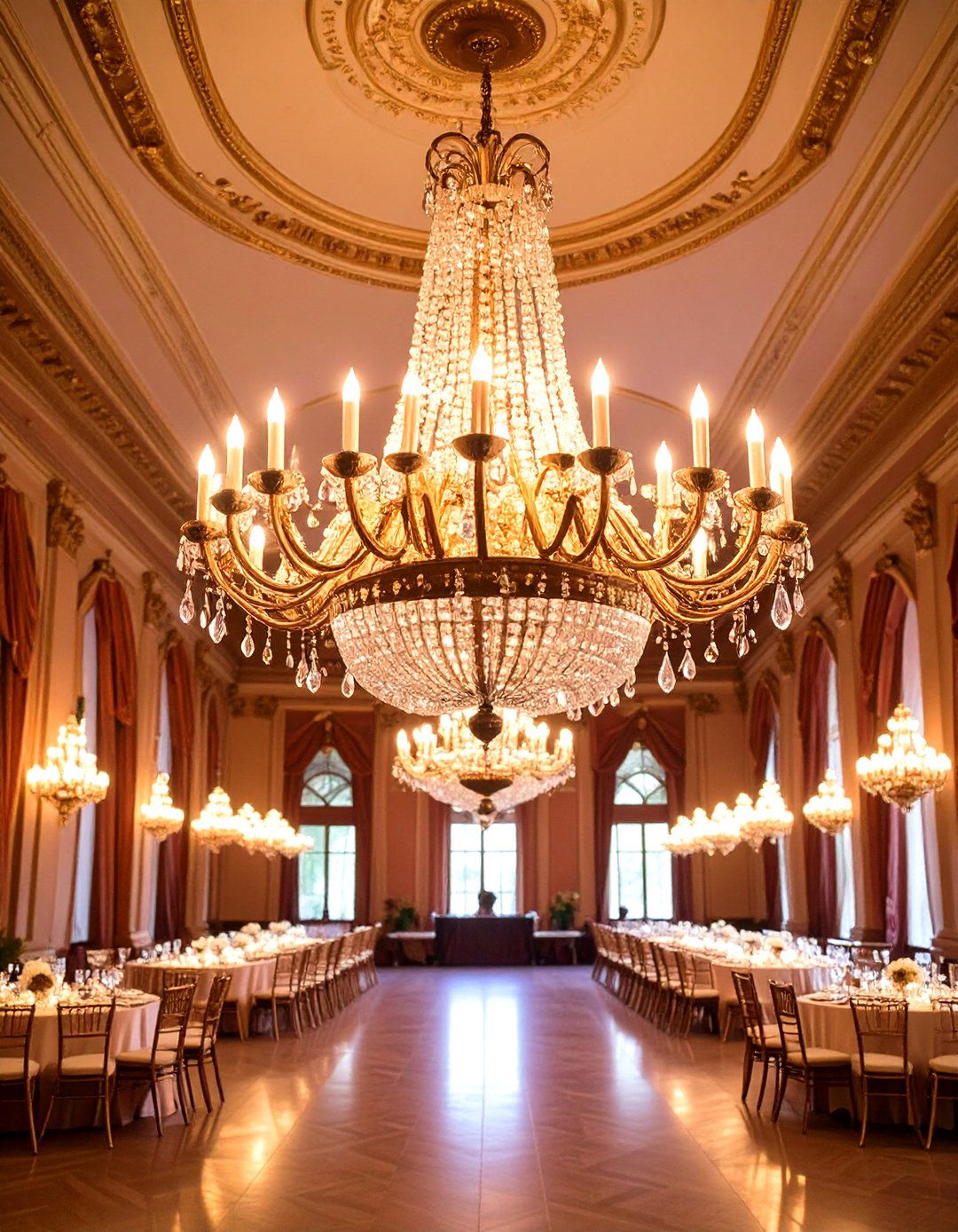 Great Gatsby Crystal Chandelier Glamour - 20 Great Gatsby Wedding Ideas