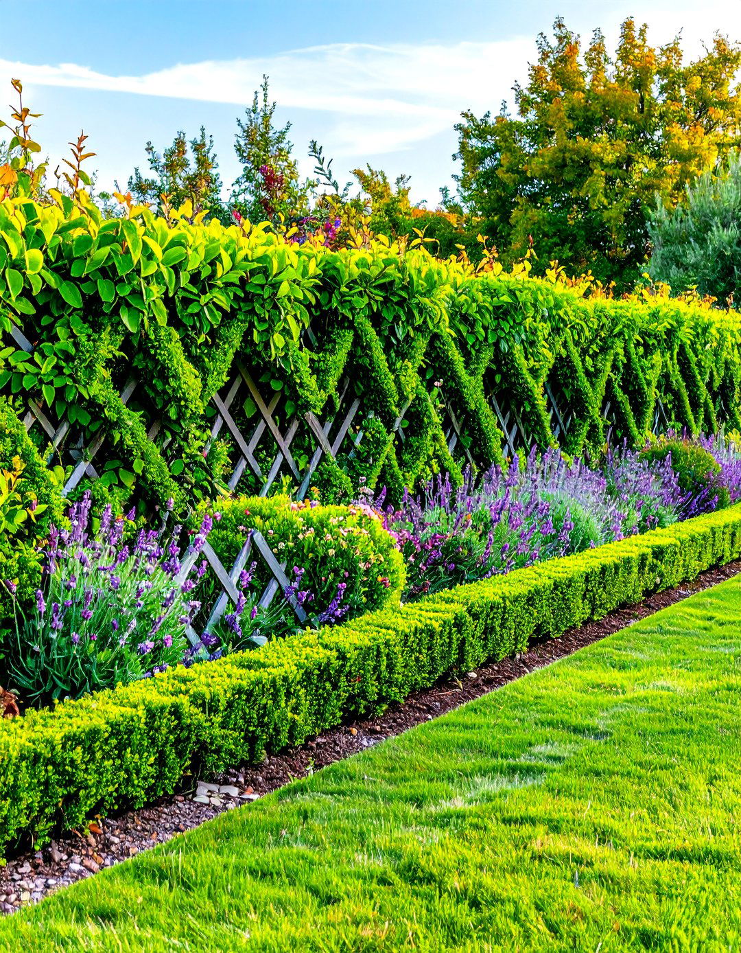 Greek Key Border Edging - 20 Greek Garden Ideas