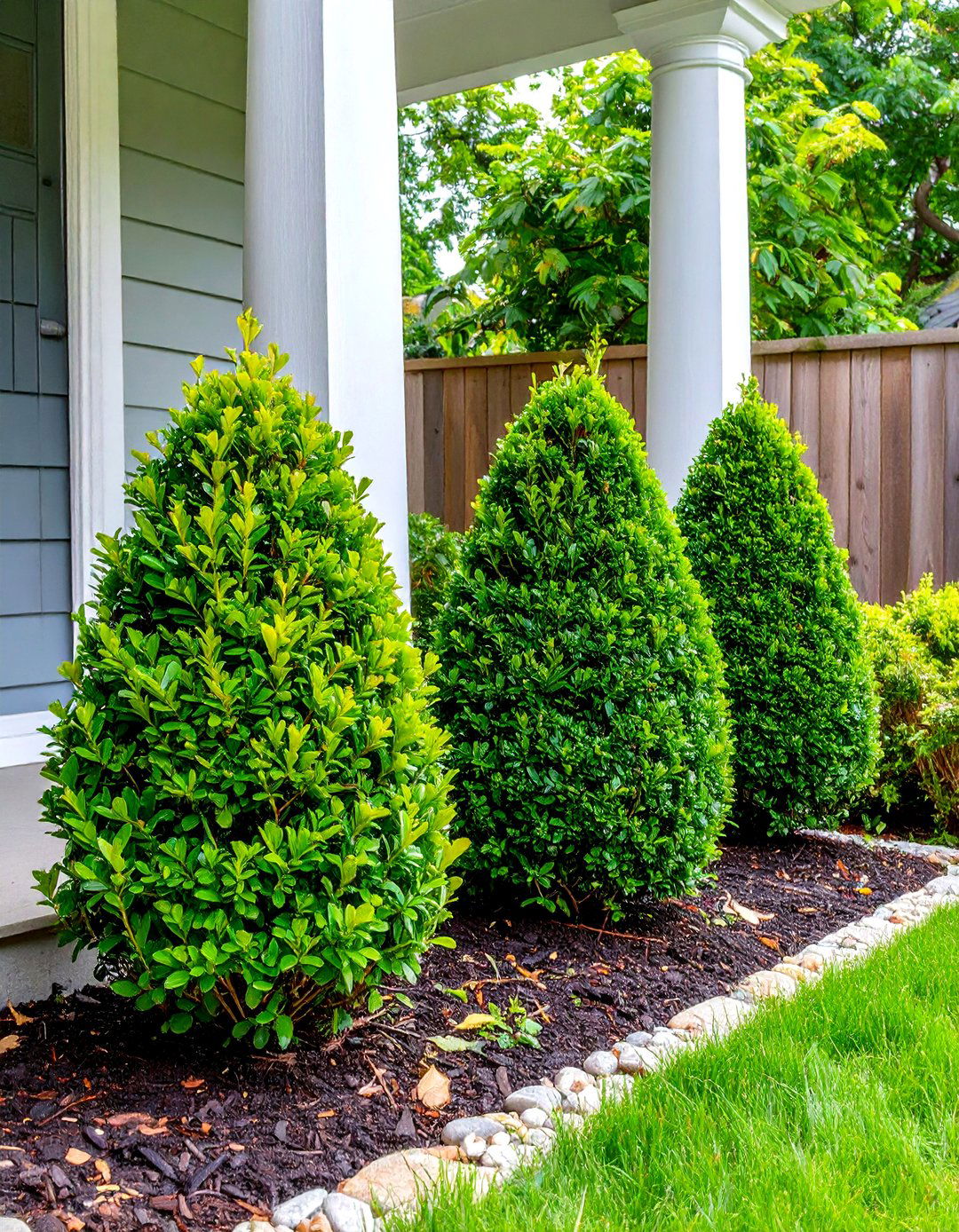 Green Mountain Sentinels for Pyramidal Drama - 20 Front Yard Boxwood Shrubs