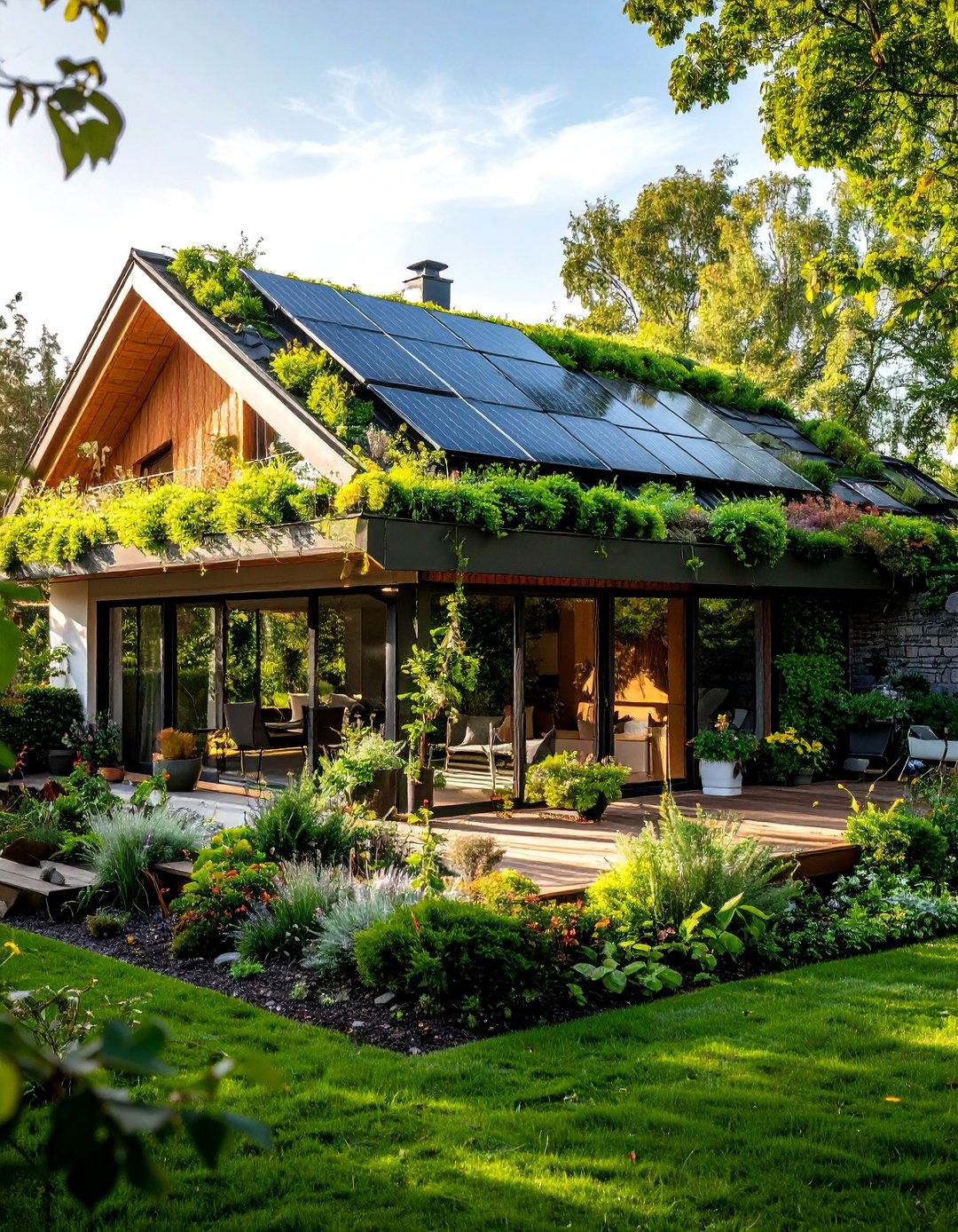 Green Roof Car Porch Design - 20 Car Porch Design Ideas
