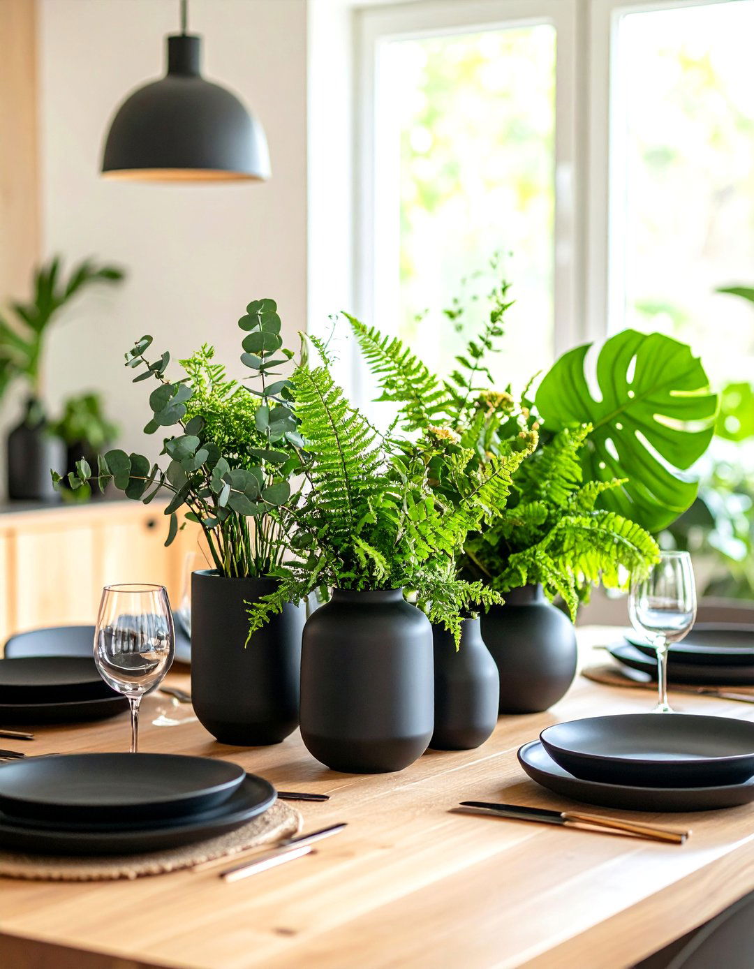 Greenery Only Centerpieces - 20 Centerpiece Ideas