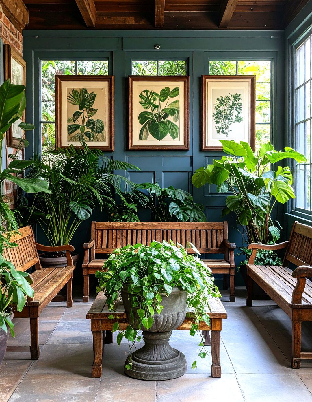 Greenery and Botanical Prints Breathe Life into Farmhouse Decor - 20 Farmhouse Decor Ideas