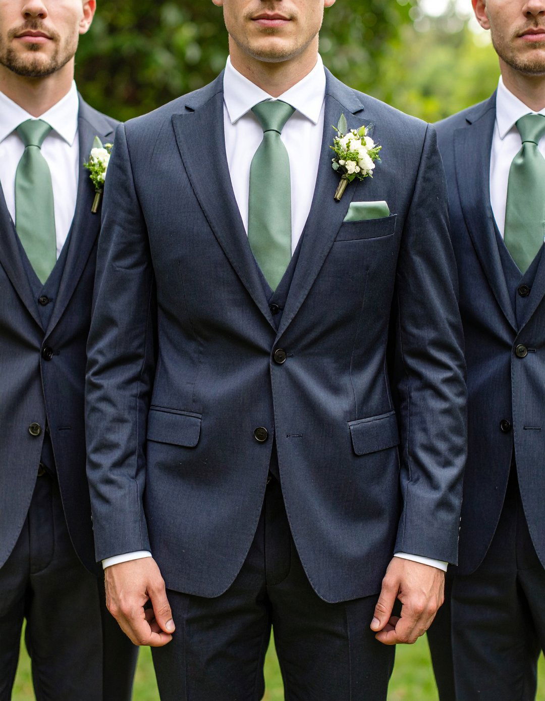 Groom and Groomsmen Accessories - 20 Sage Green Wedding Ideas