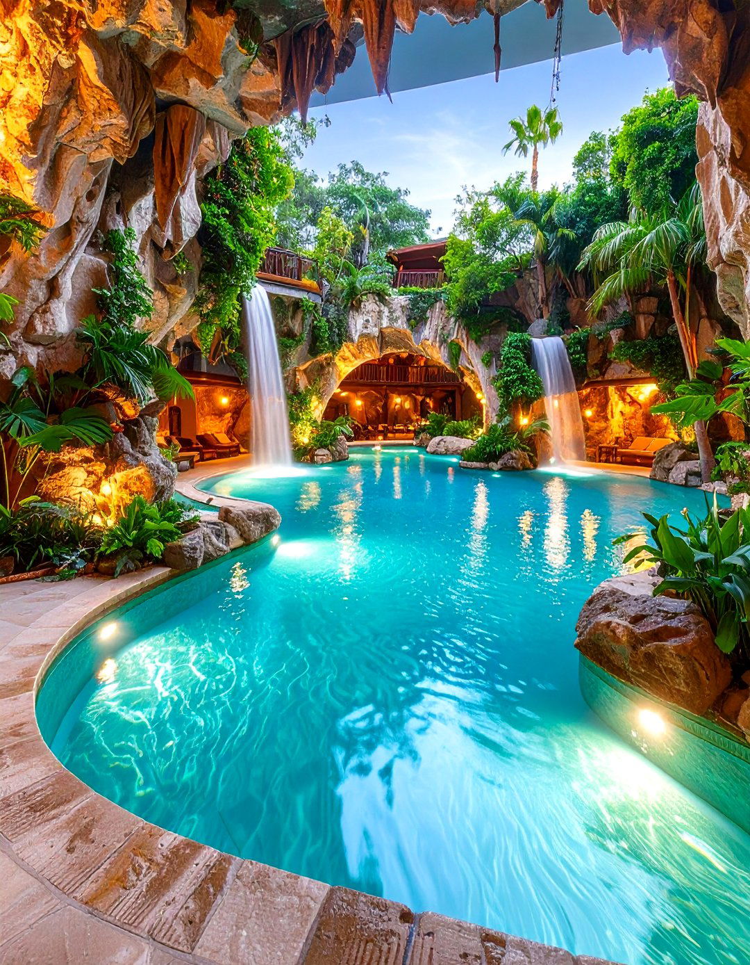 Grotto Lagoon Pool Design - 20 Lagoon Pool Design Ideas