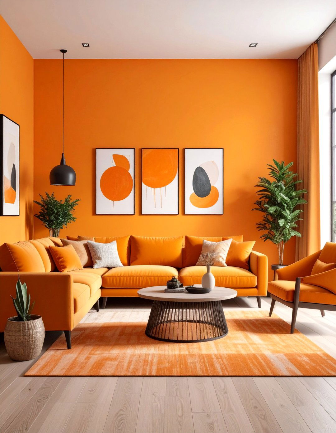 Ground the Scheme with a Statement Rug - 20 Eclectic Living Room Ideas