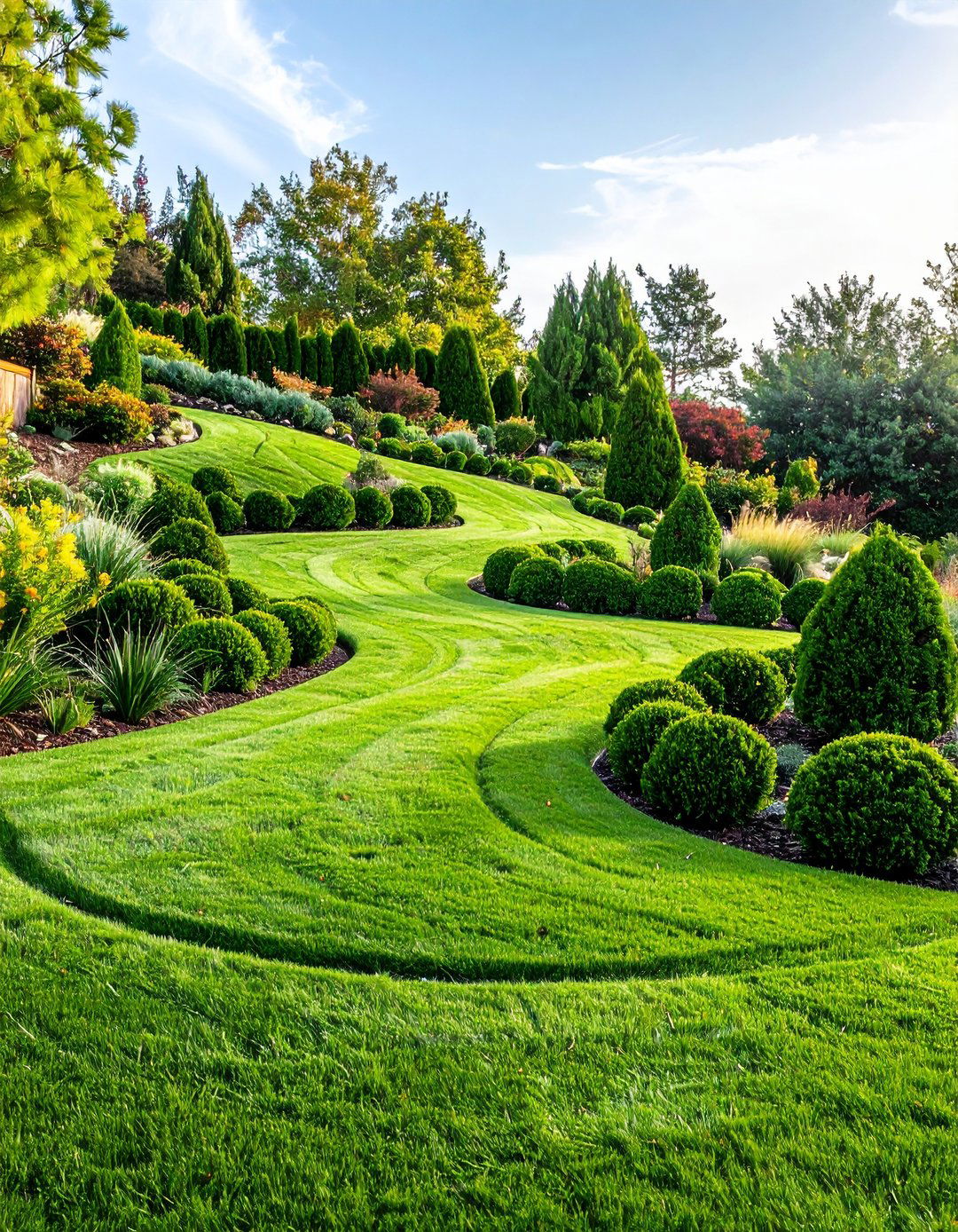 Groundcover Blankets to Anchor the Backyard Soil - 20 Down Sloped Backyard Ideas