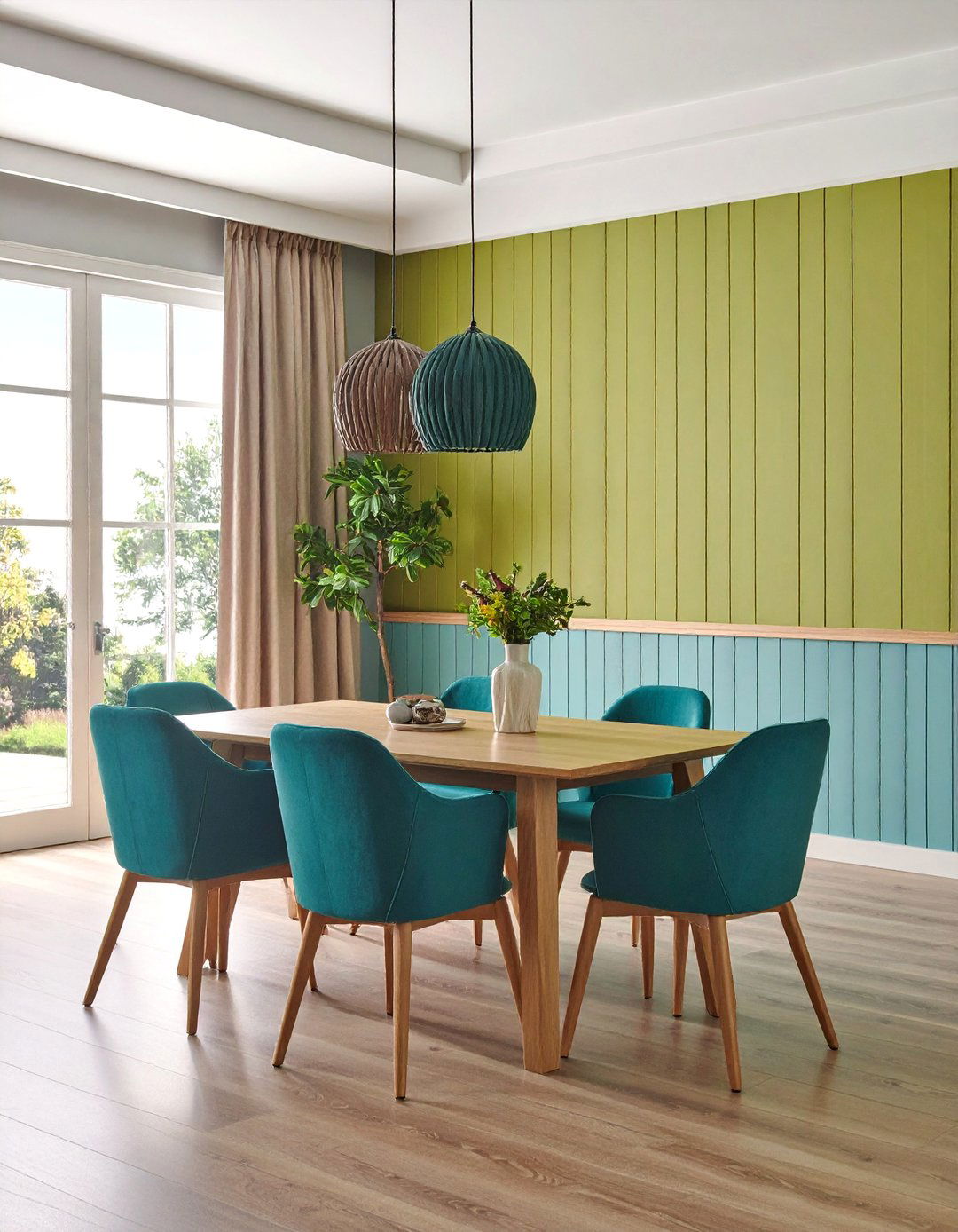 Half Height Beadboard With Built In Shelf Rail - 20 Beadboard Wall Ideas
