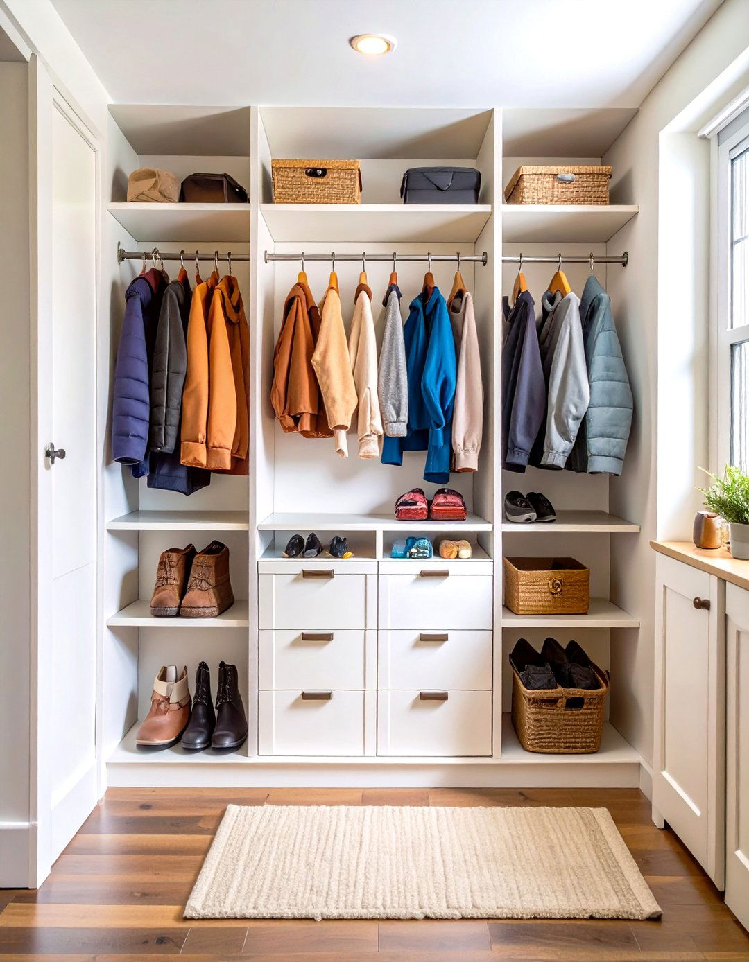 Hallway Closet Mini Drop Zone - 20 Drop Zone Ideas